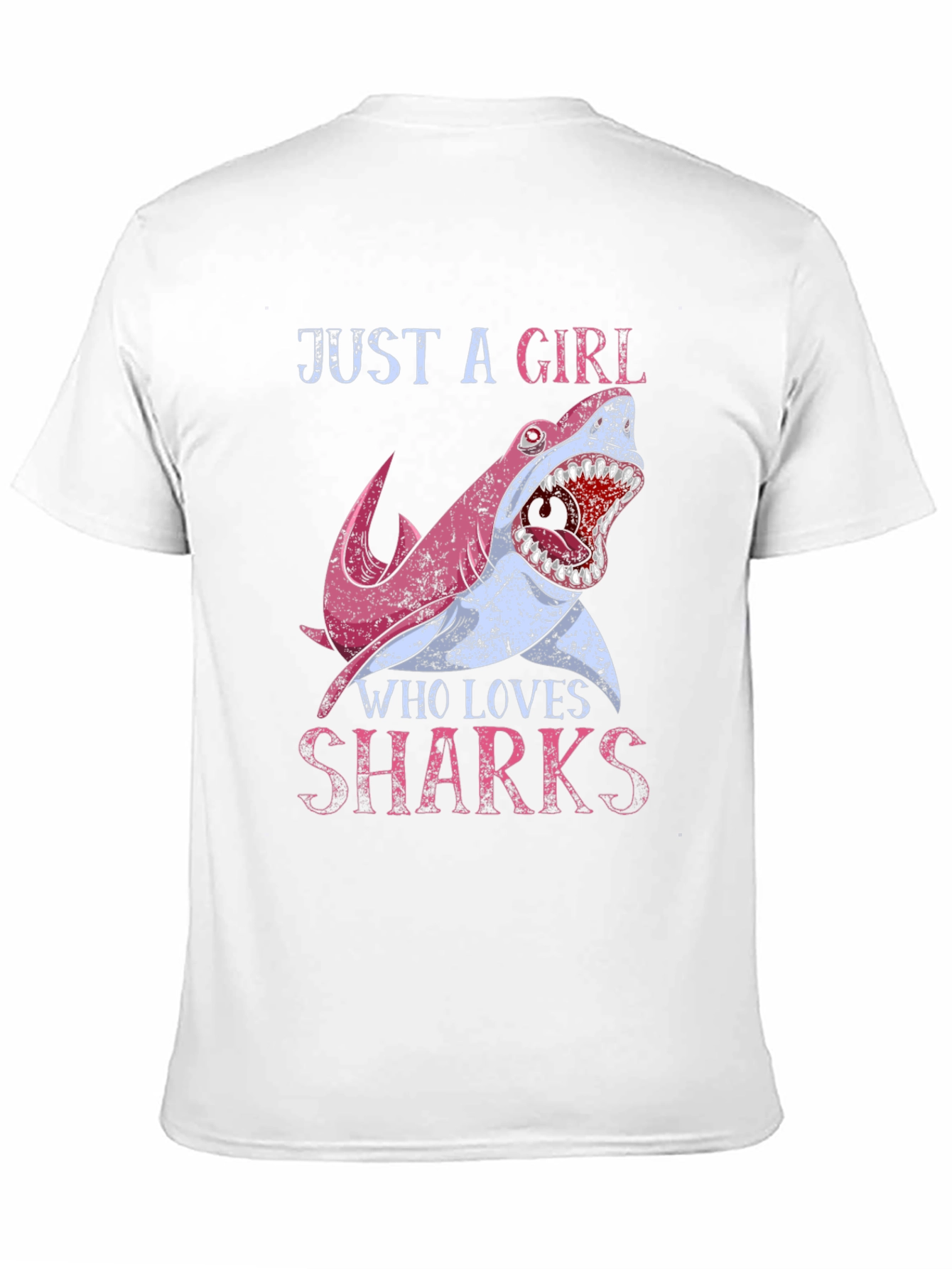 Black Girl Loves Sharks T-Shirt - Novelty Graphic Tee view 11