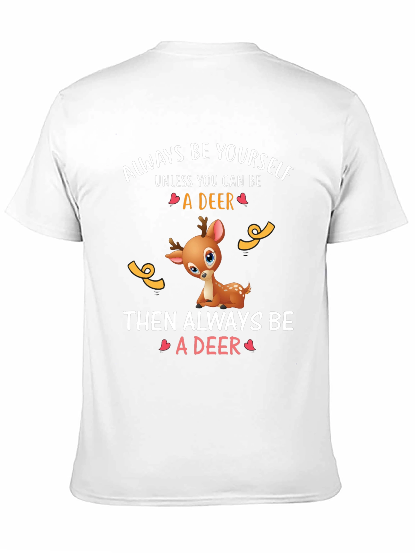 Black Deer Graphic Tee - Always Be Yourself T-Shirt view 11
