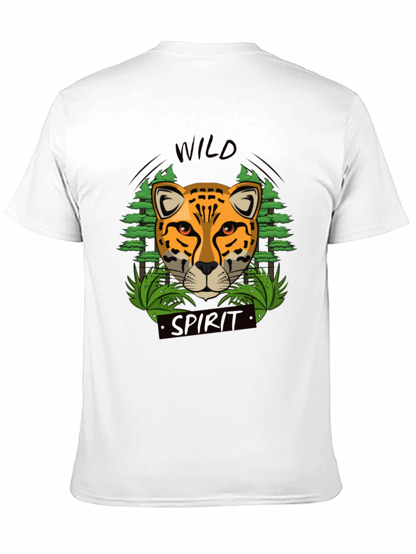 Black Wild Spirit Graphic T-Shirt - Black view 11