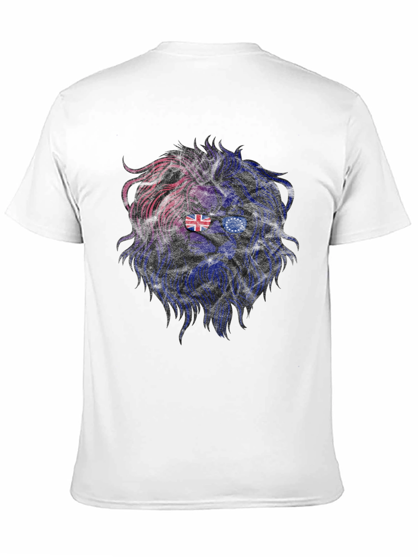 Black Lion Head Graphic Tee view 11