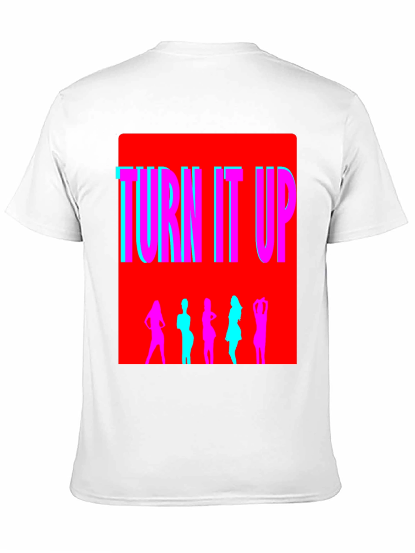 Black Turn It Up Graphic T-Shirt view 11