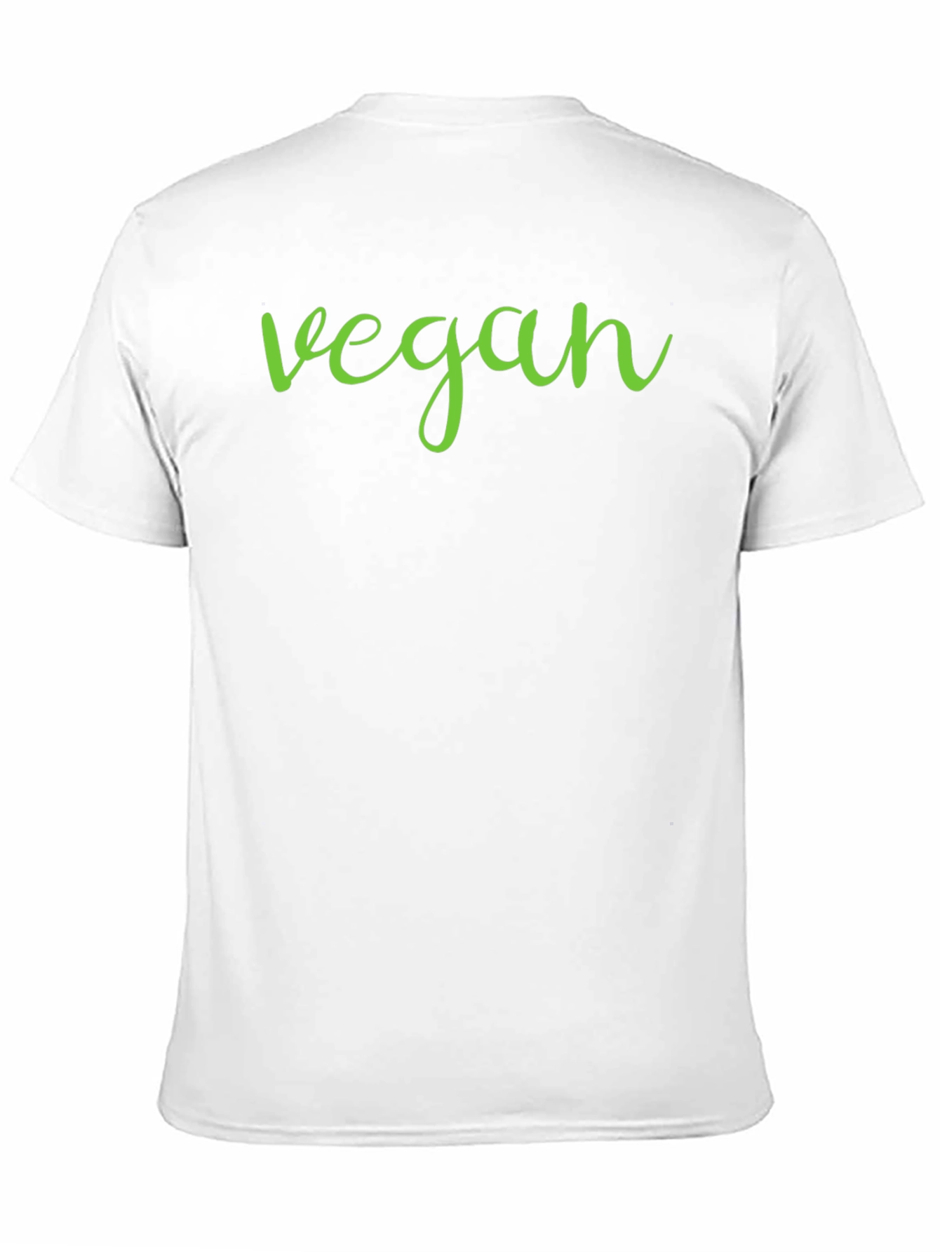 Black Vegan T-Shirt - Lightweight Cotton Blend view 11