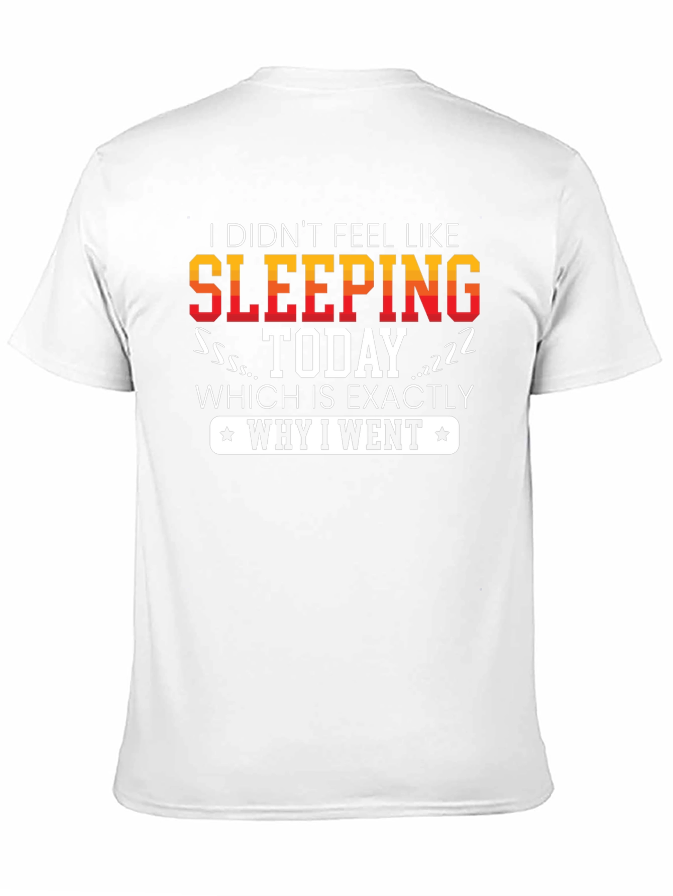Black Funny Sleep Deprived T-Shirt view 11
