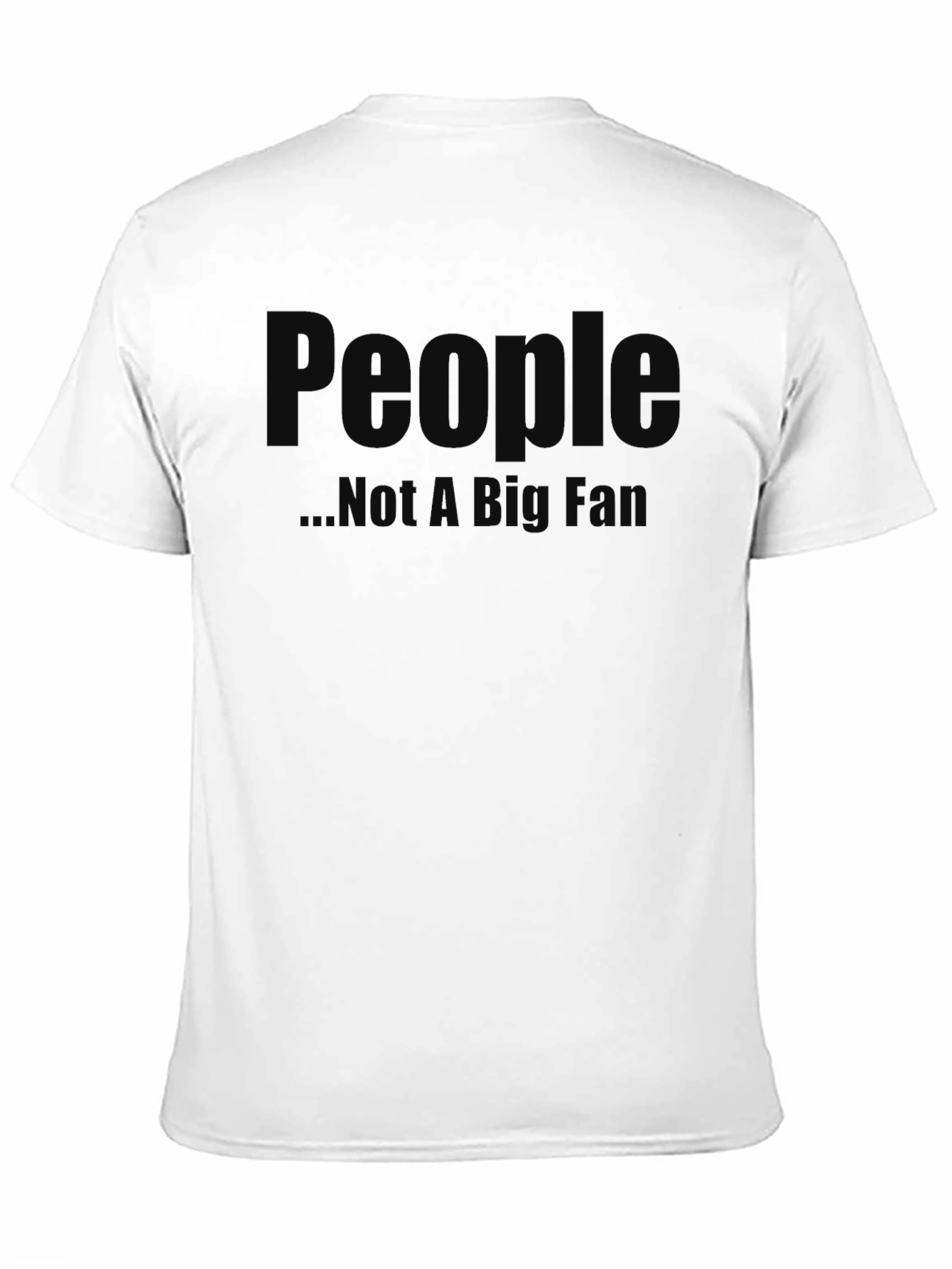 Black People... Not a Big Fan Graphic T-Shirt view 11