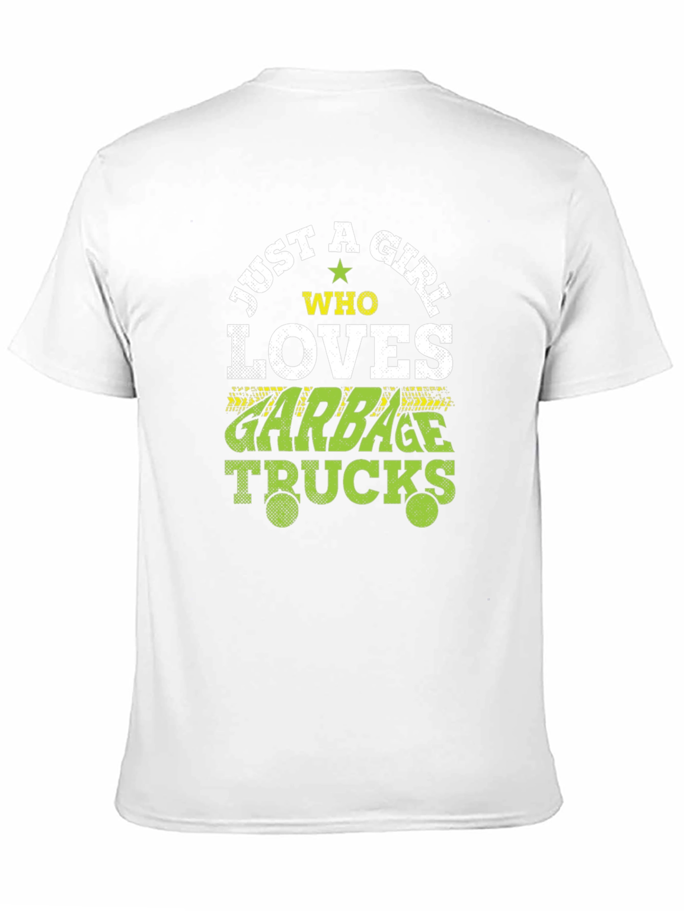 Black Girl Who Loves Garbage Trucks T-Shirt view 11