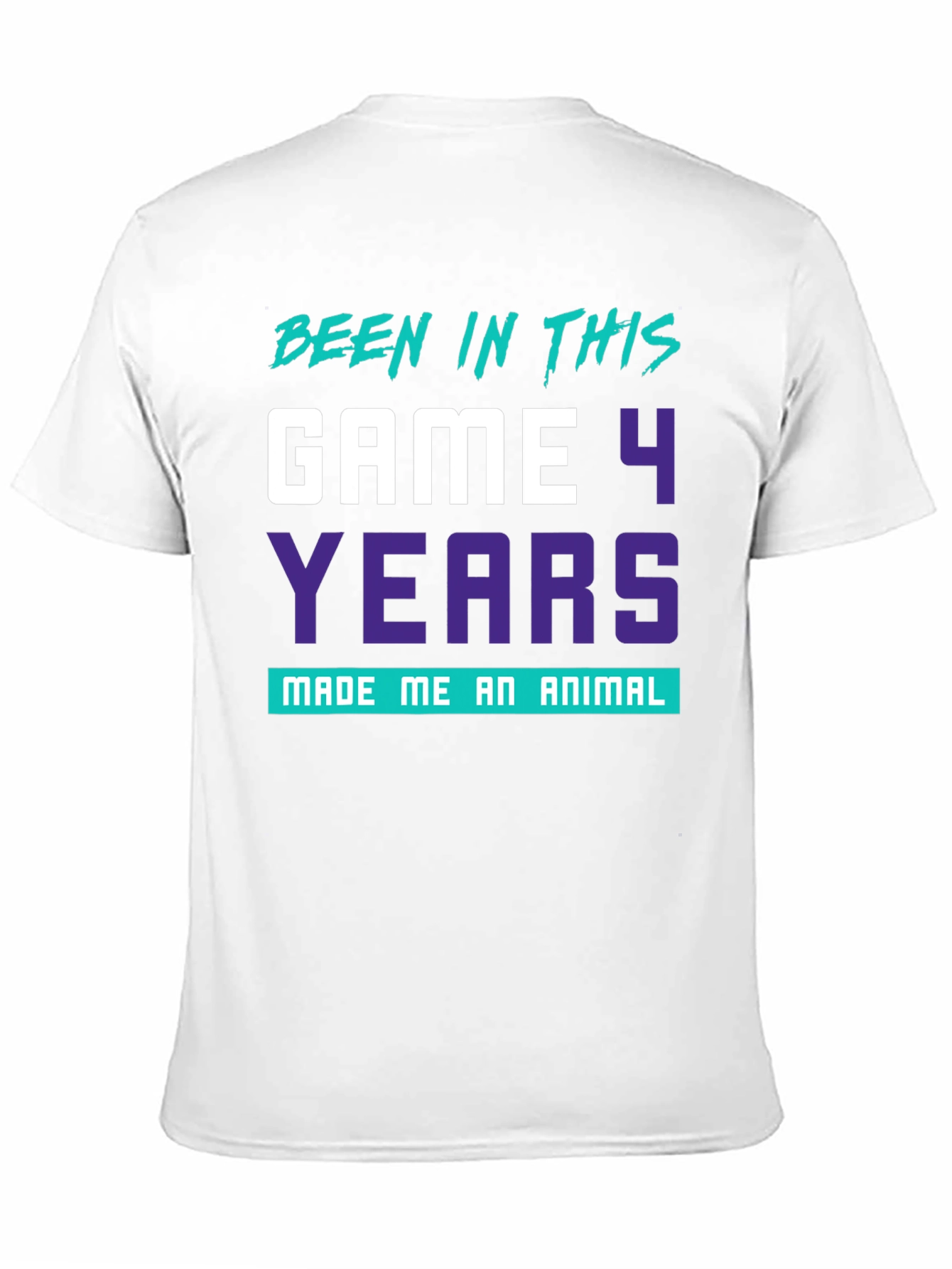 Black Been in This Game 4 Years Funny Graphic Tee view 11