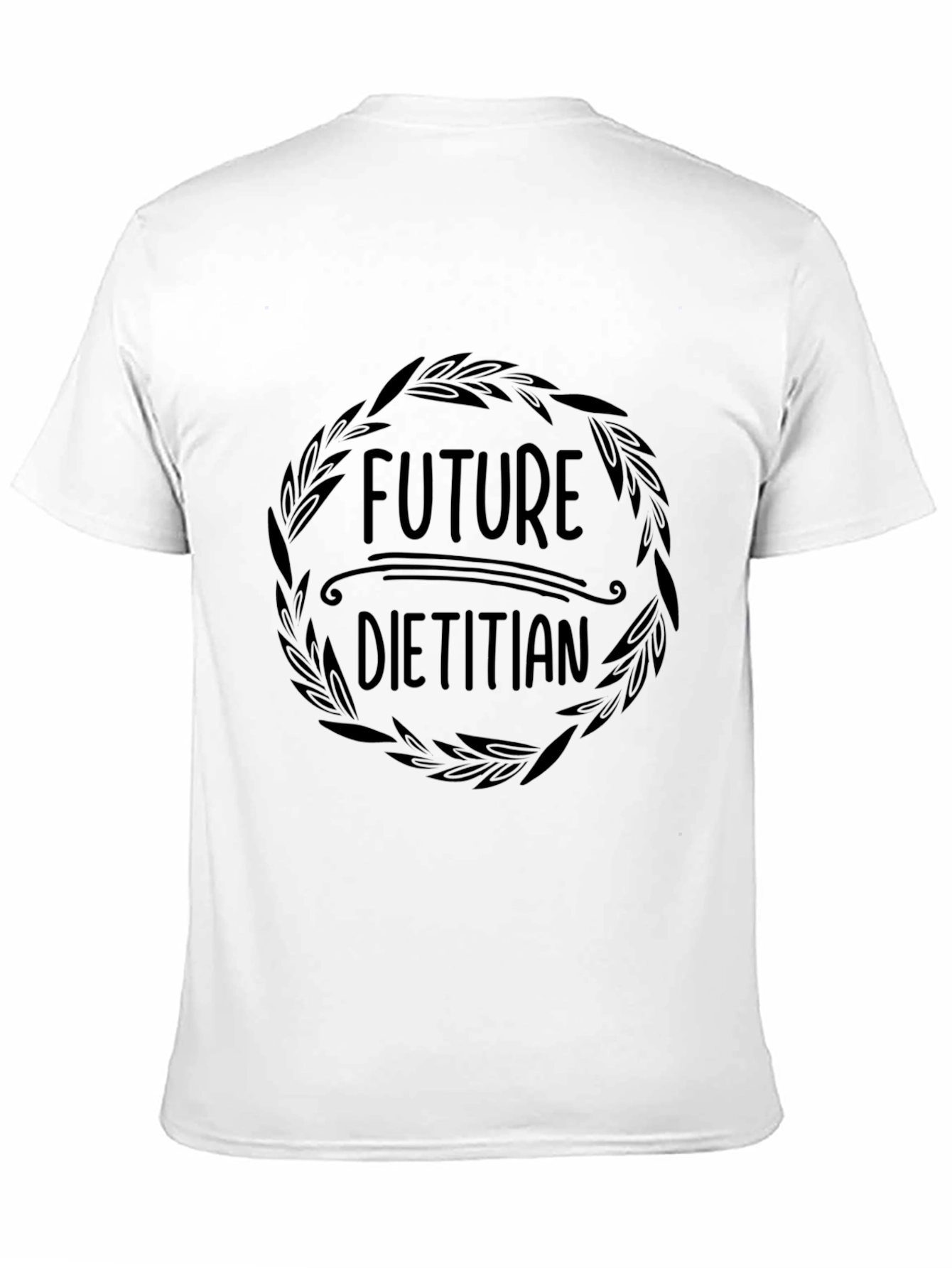 Black Future Dietitian Graphic T-Shirt view 11