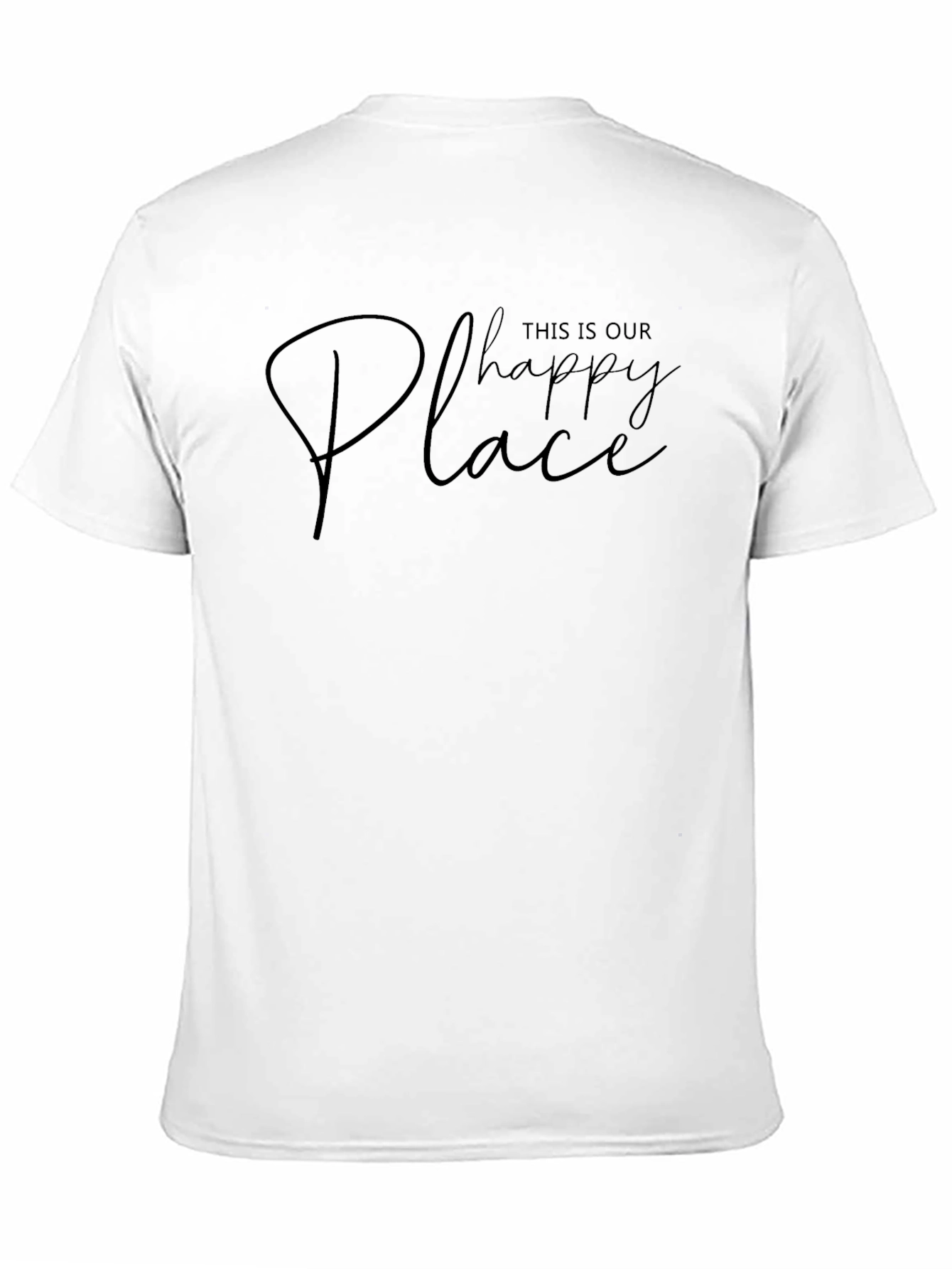 Black This Is Our Happy Place Graphic Tee - Black view 11
