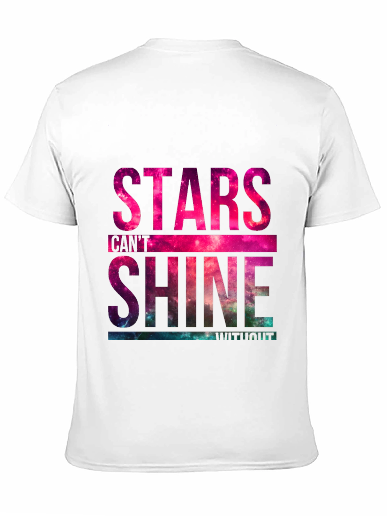 Black Stars Can't Shine T-Shirt view 11