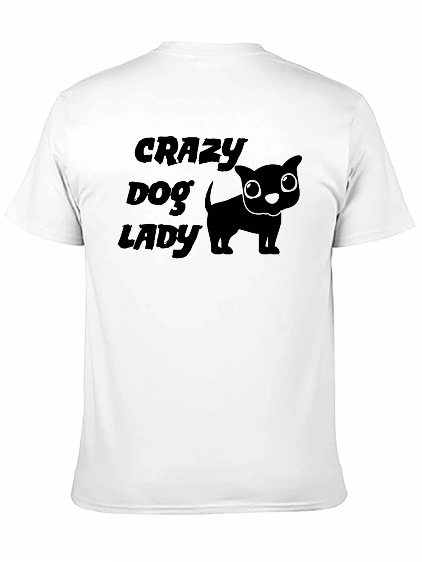 Black Crazy Dog Lady Tee view 11