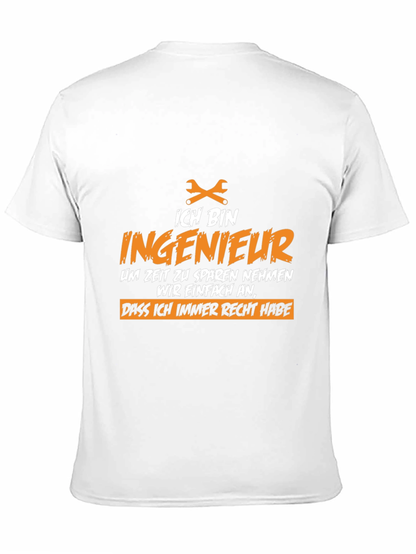 Black Ich Bin Ingenieur T-Shirt - Engineer Humor Tee view 11