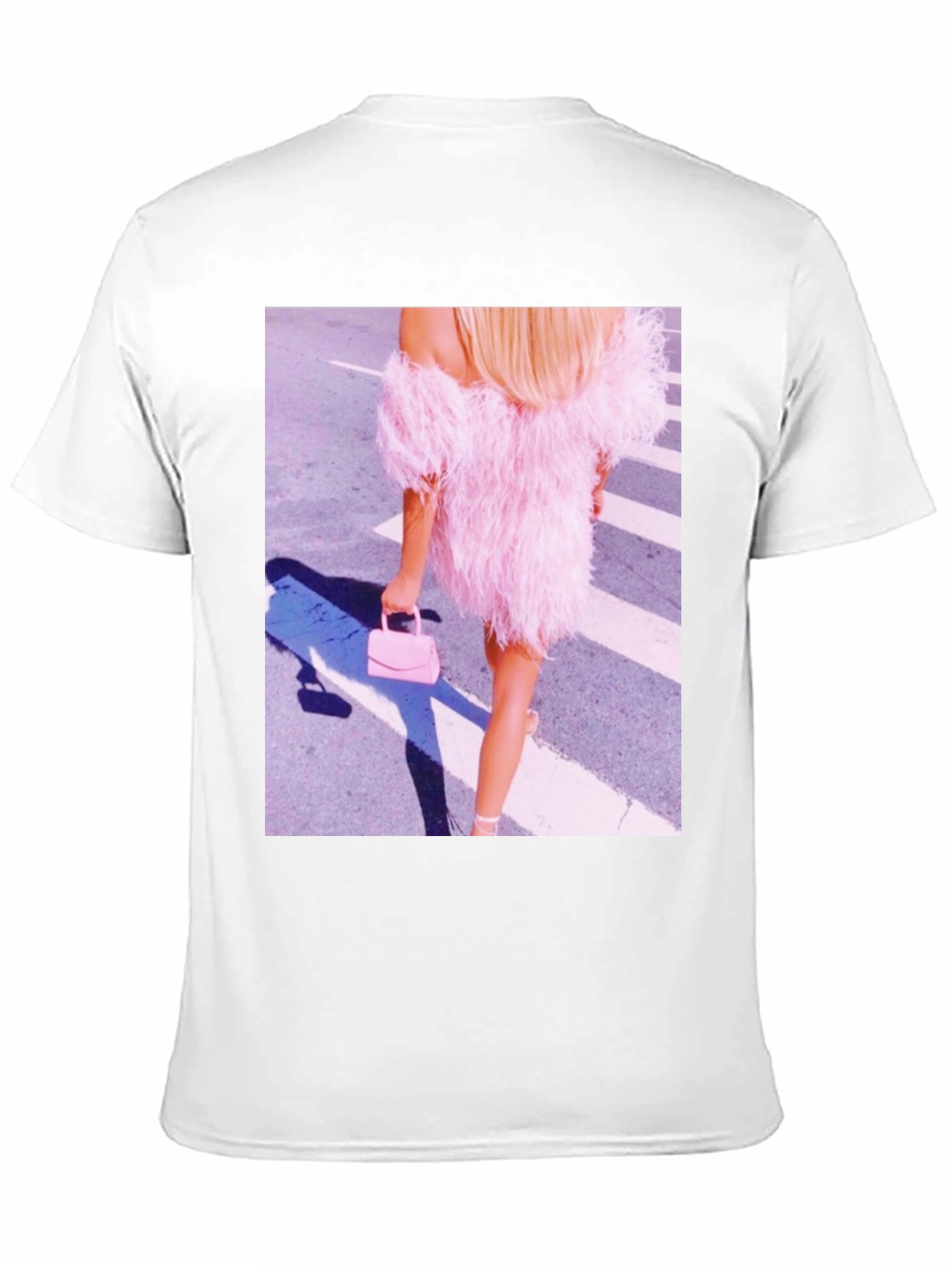 Black Feather Dress Graphic Tee - Stylish & Unique view 11