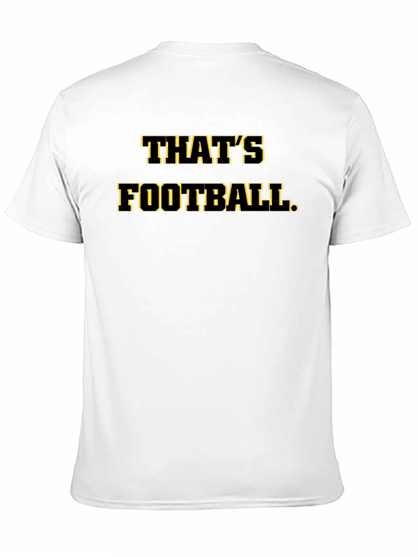 Black That's Football T-Shirt Black view 11
