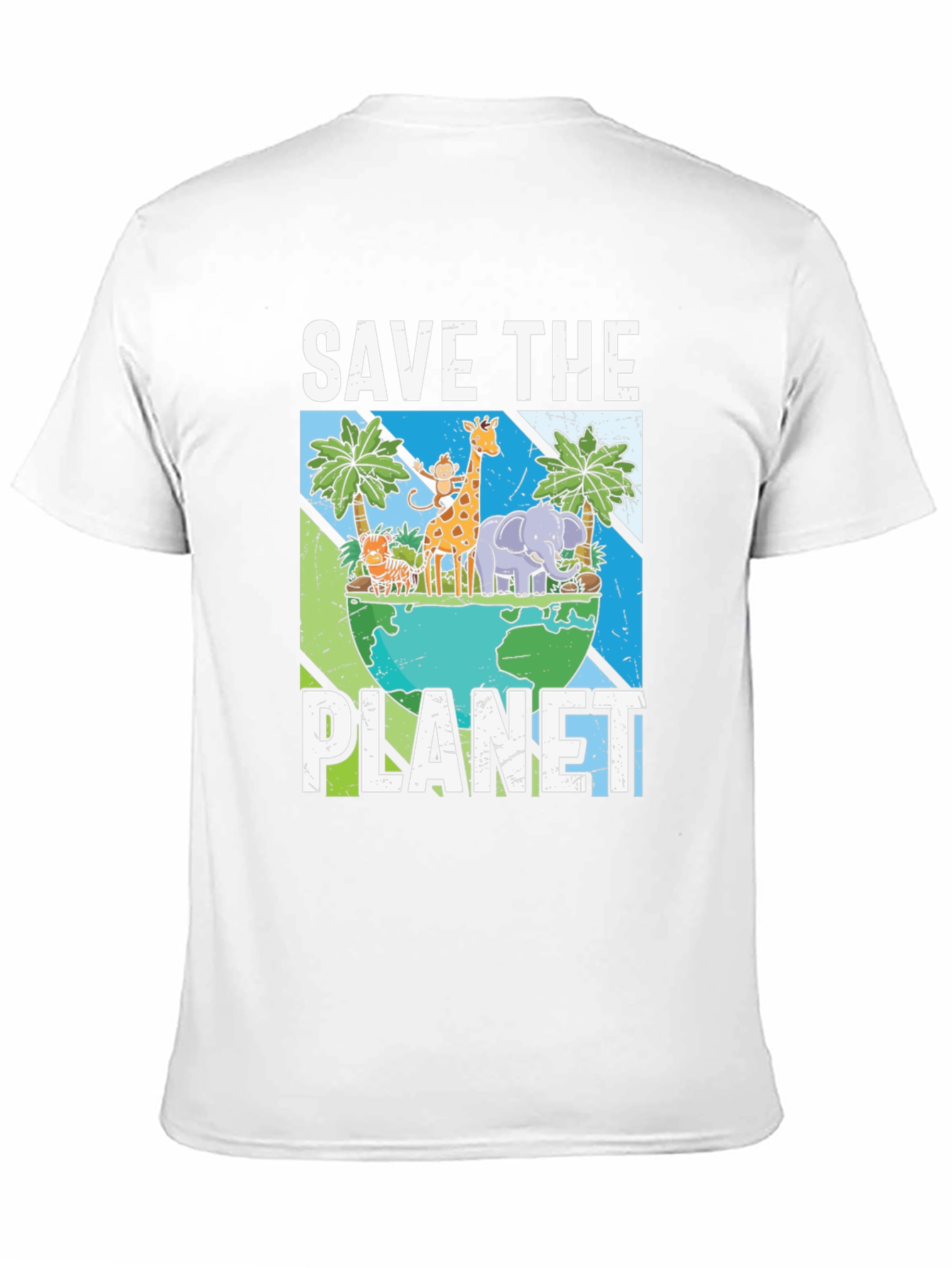 Black Save The Planet Graphic T-Shirt view 11