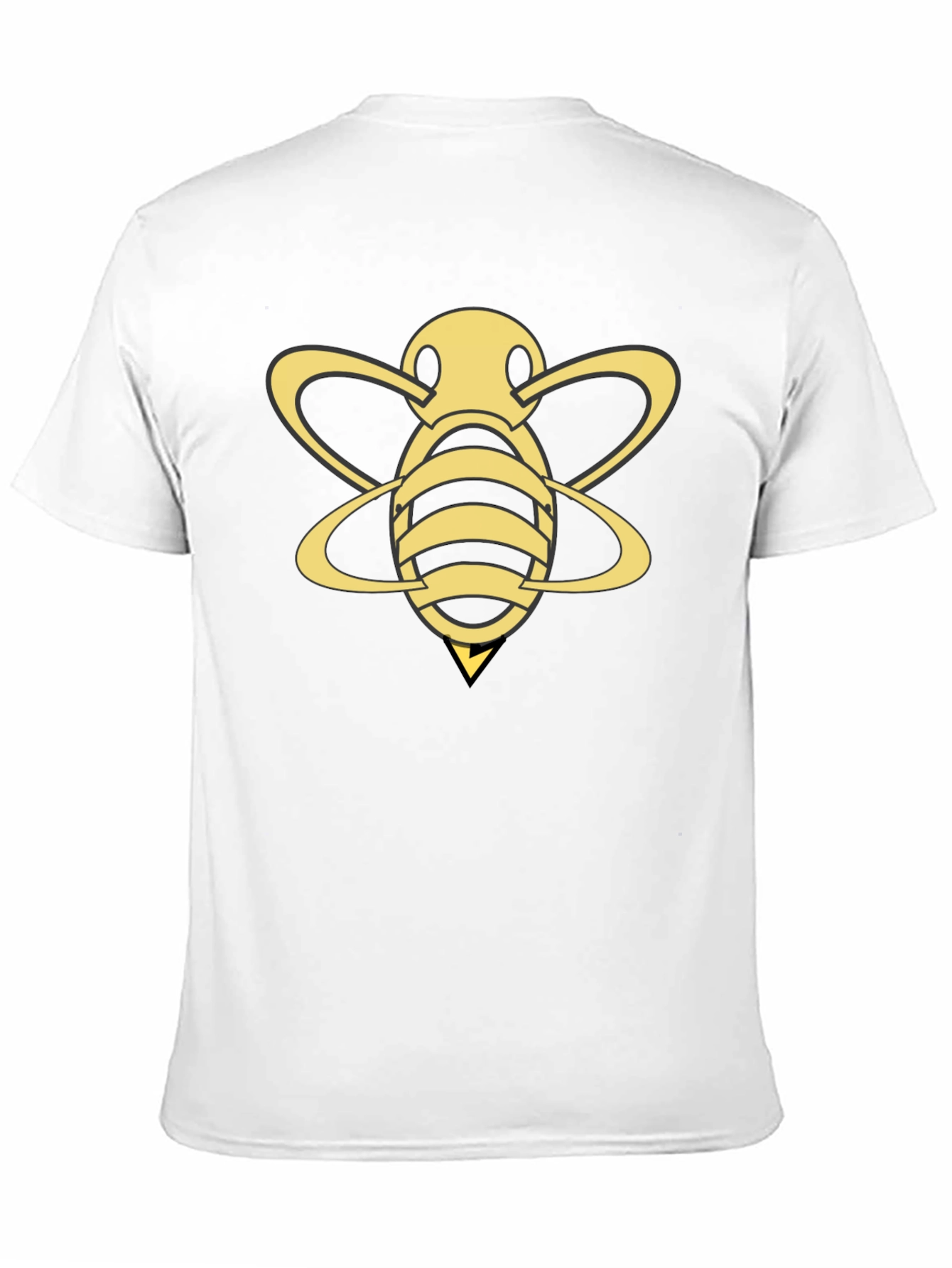 Black Gold Bee Graphic Black T-Shirt view 11