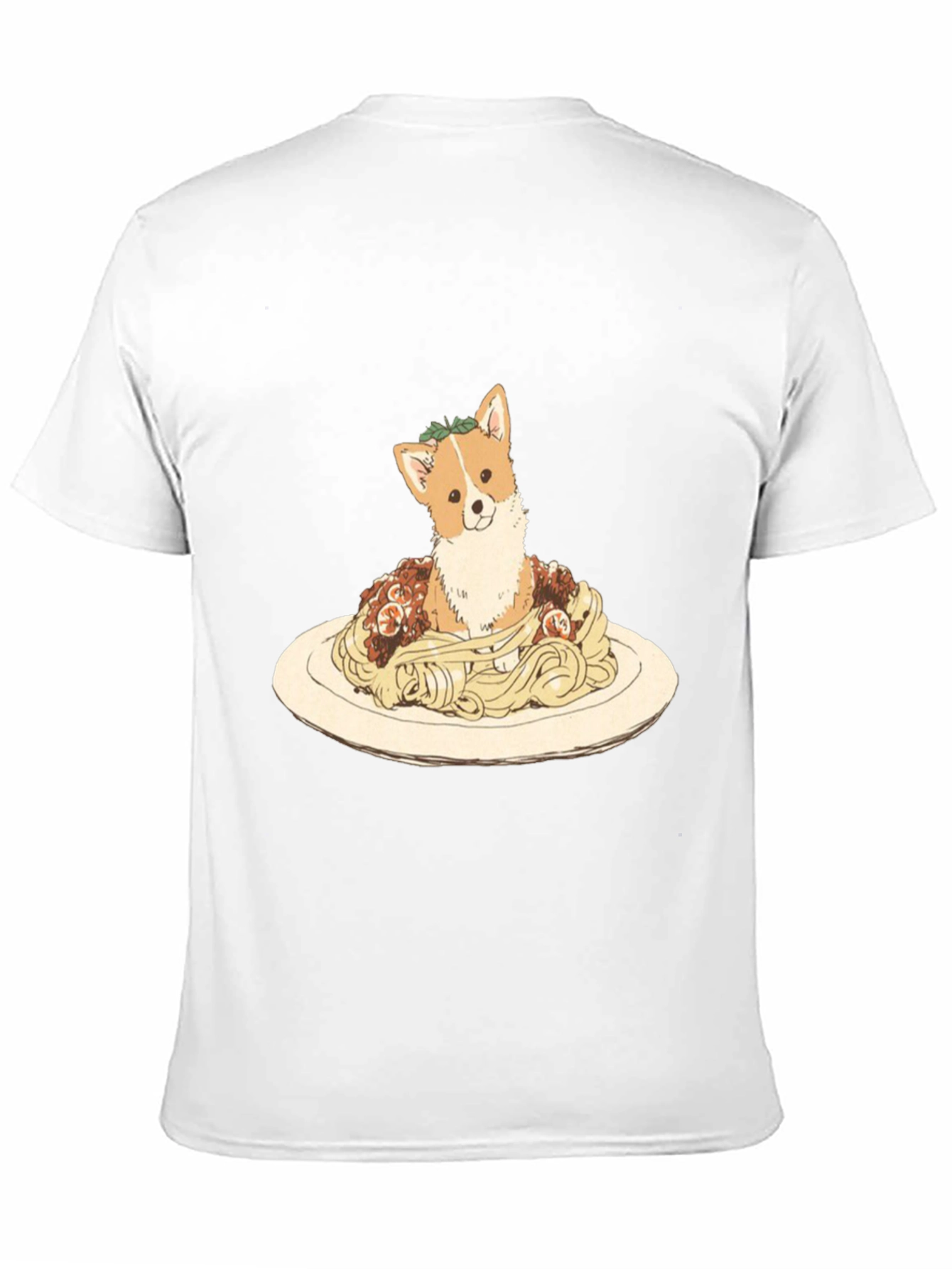 Black Corgi Spaghetti Graphic Tee view 11