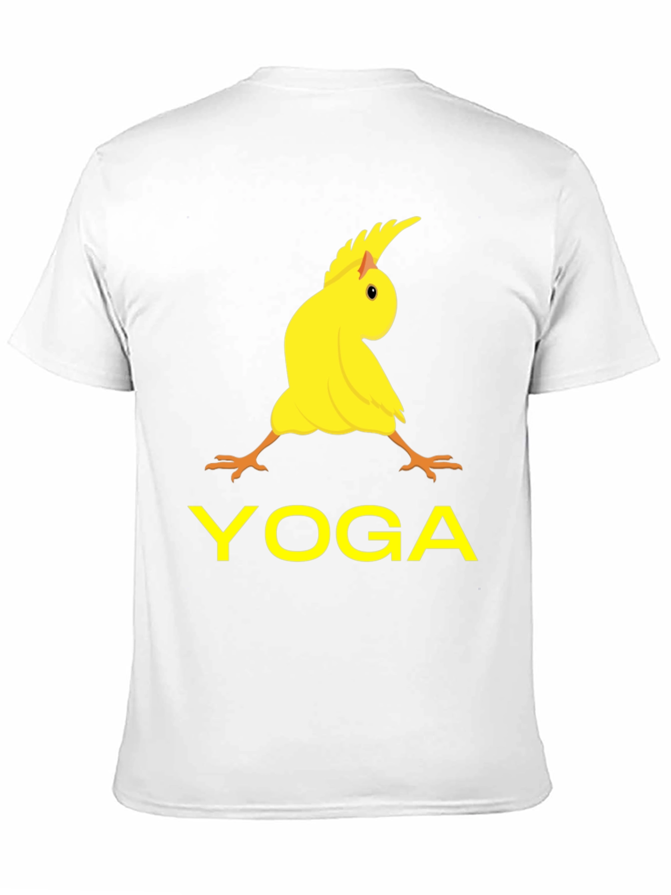 Black Yoga Cockatiel Black T-Shirt view 11