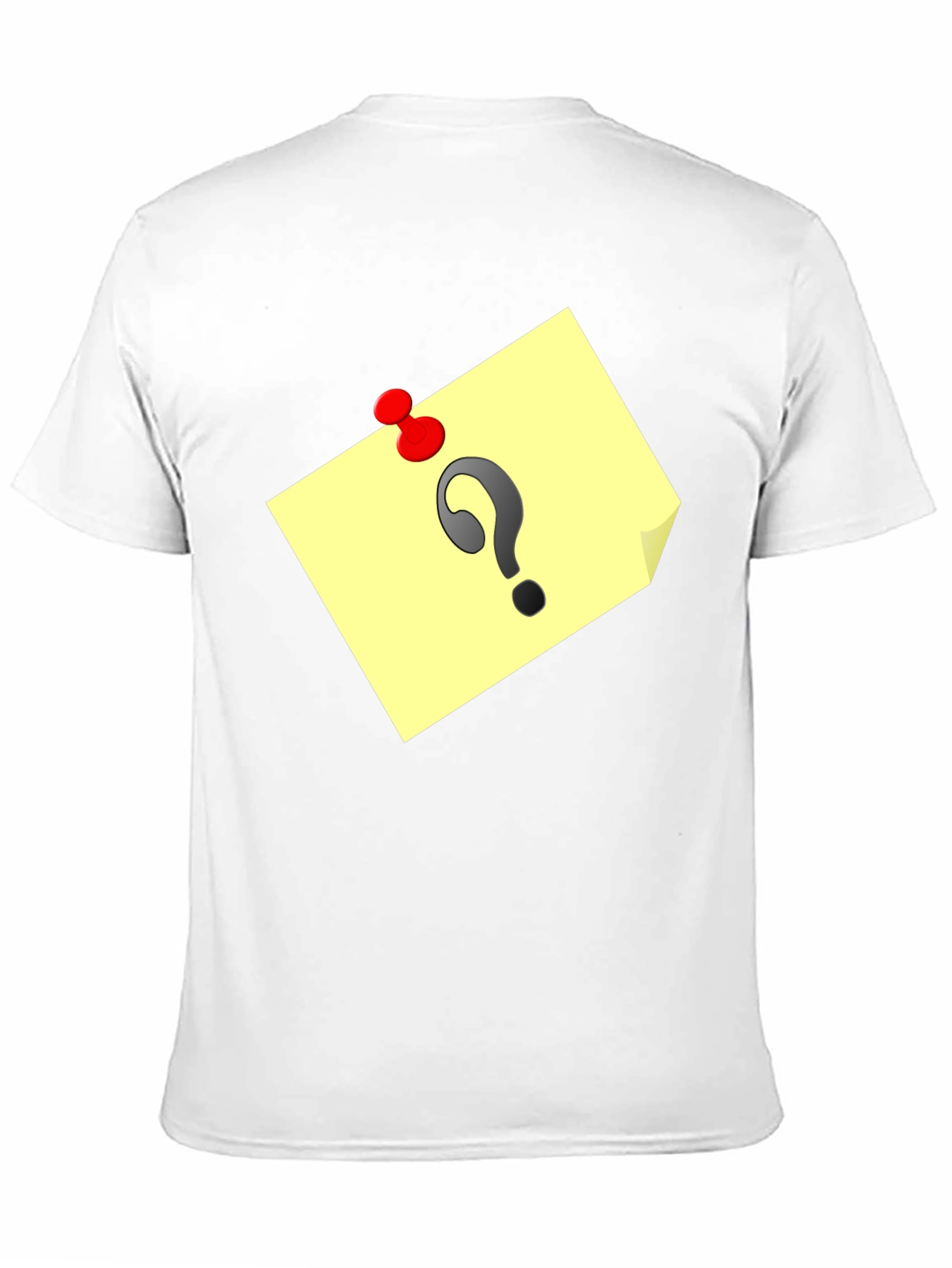 Black Question Mark Note Tee - Mystery & Intrigue view 11