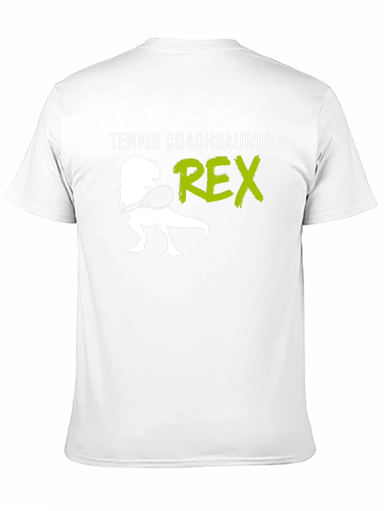Black Tennis Coach T-Rex Graphic Tee view 11