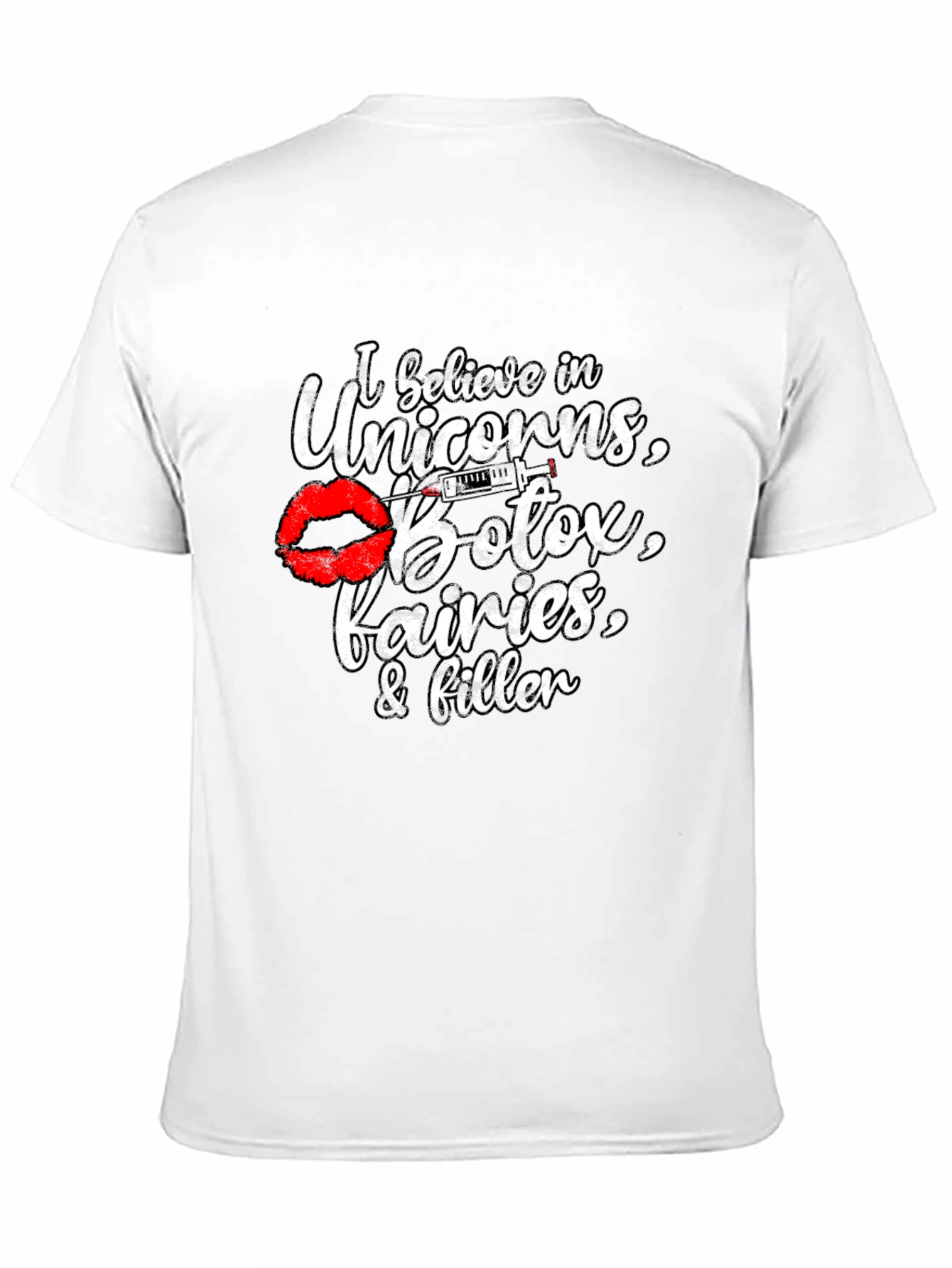 Black Unicorns, Botox, & Fairies Graphic Tee view 11