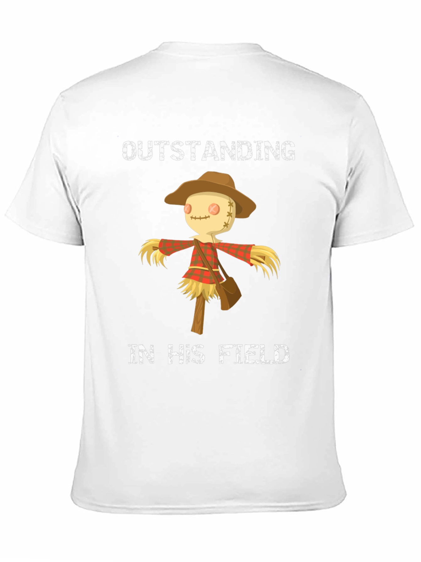 Black Outstanding in His Field T-Shirt view 11