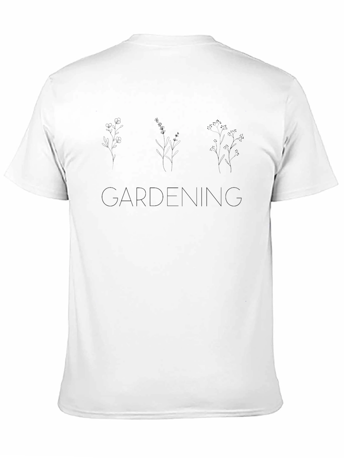 Black Gardening Plant Graphic Tee - Stylish & Comfortable view 11