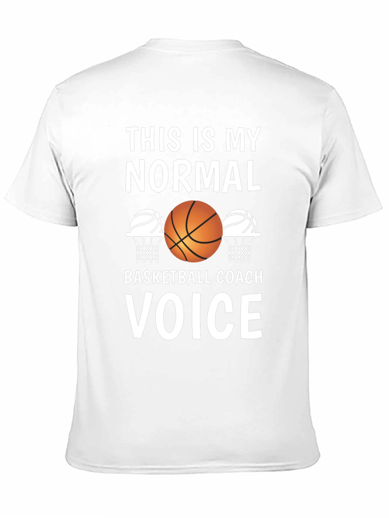 Black Basketball Coach Voice T-Shirt view 11