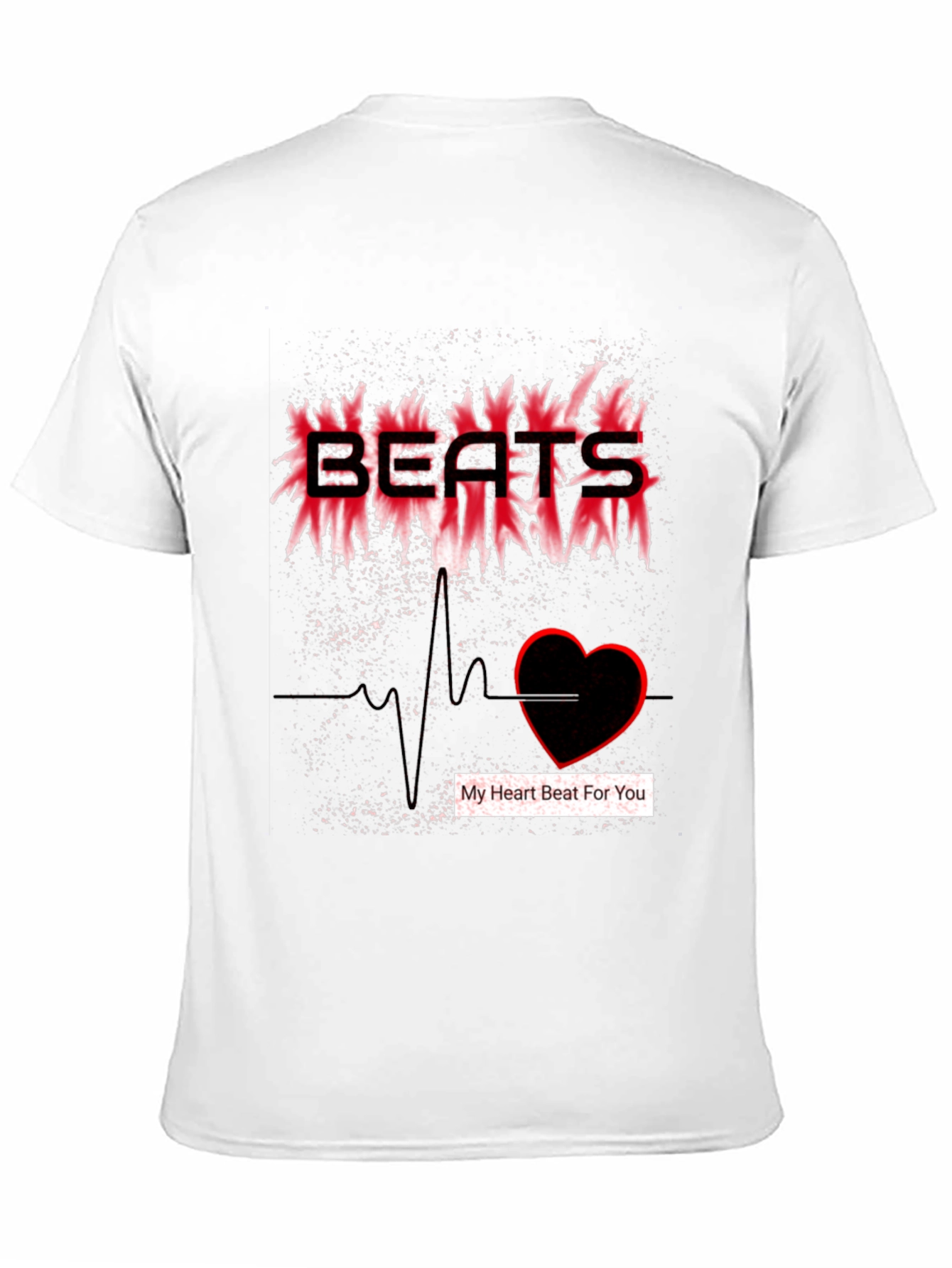 Black Beats of My Heart T-Shirt view 11
