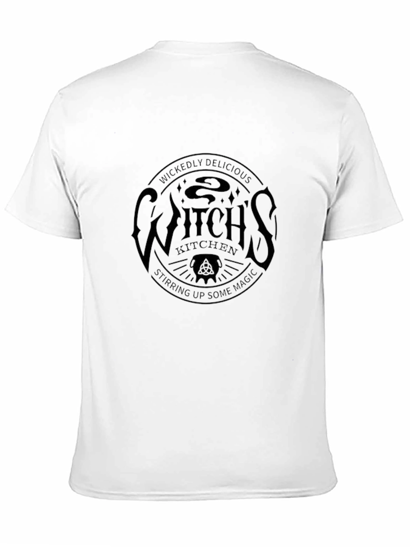 Black Witch's Kitchen Black T-Shirt - Wickedly Delicious Magic view 11