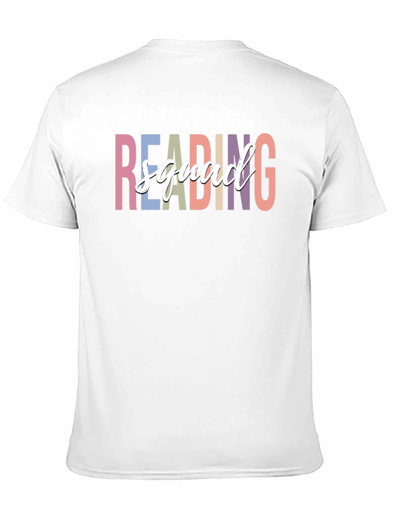 Black Reading Squad T-Shirt - Fun Graphic Tee view 11
