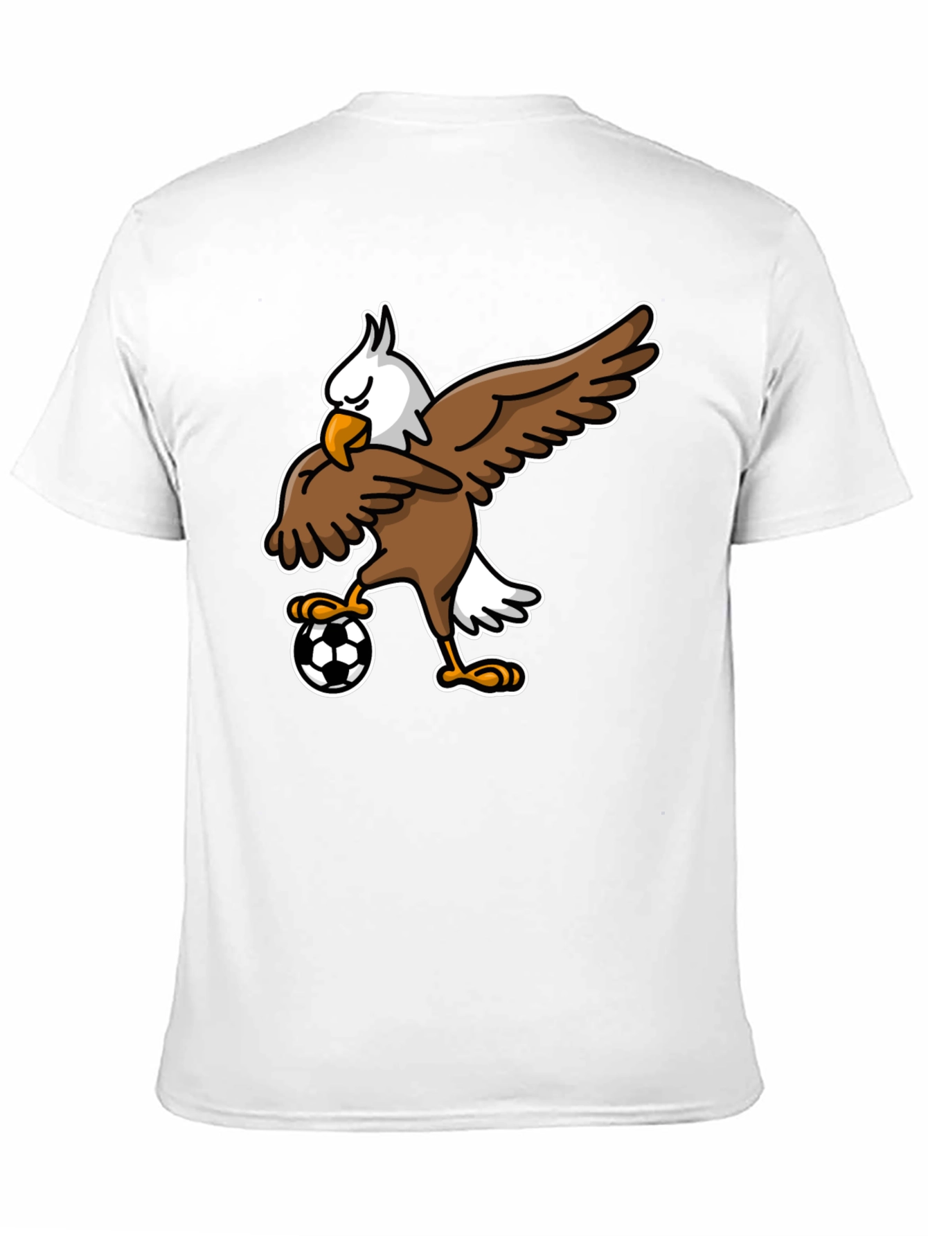 Black Soccer Eagle Graphic Tee - Black view 11