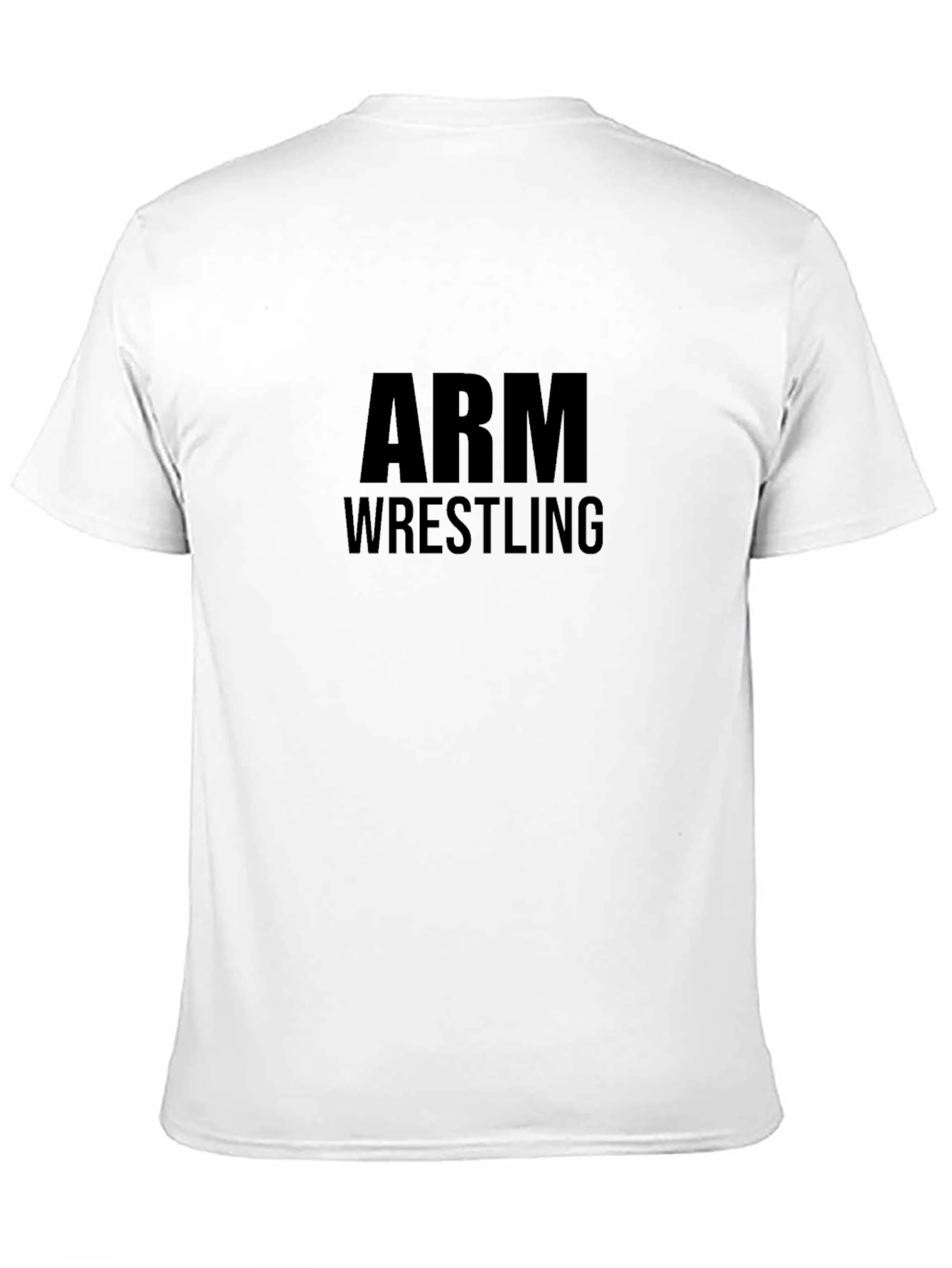 Black Arm Wrestling Graphic Tee - Black T-Shirt view 11