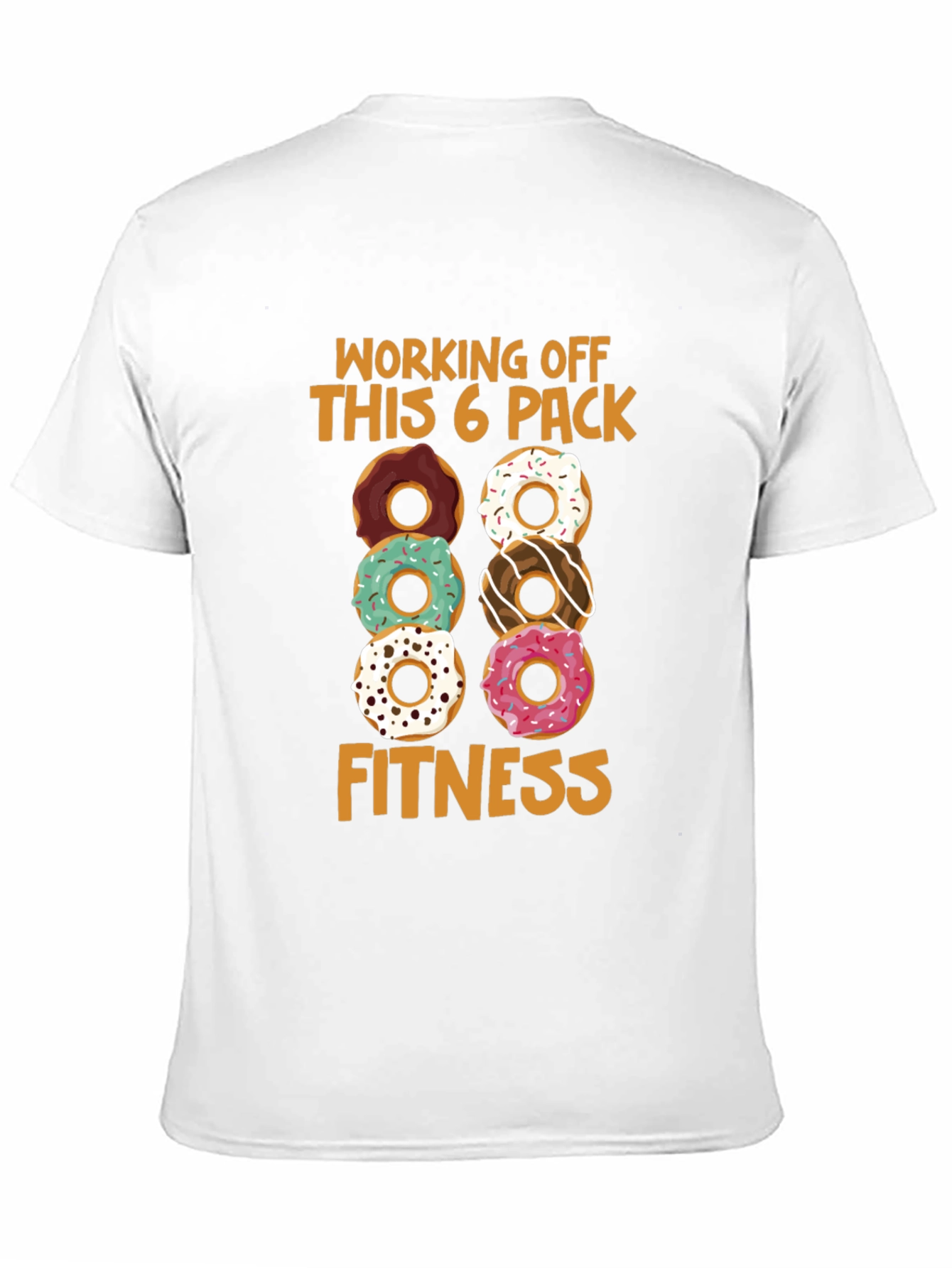 Black Donut 6-Pack Fitness T-Shirt view 11