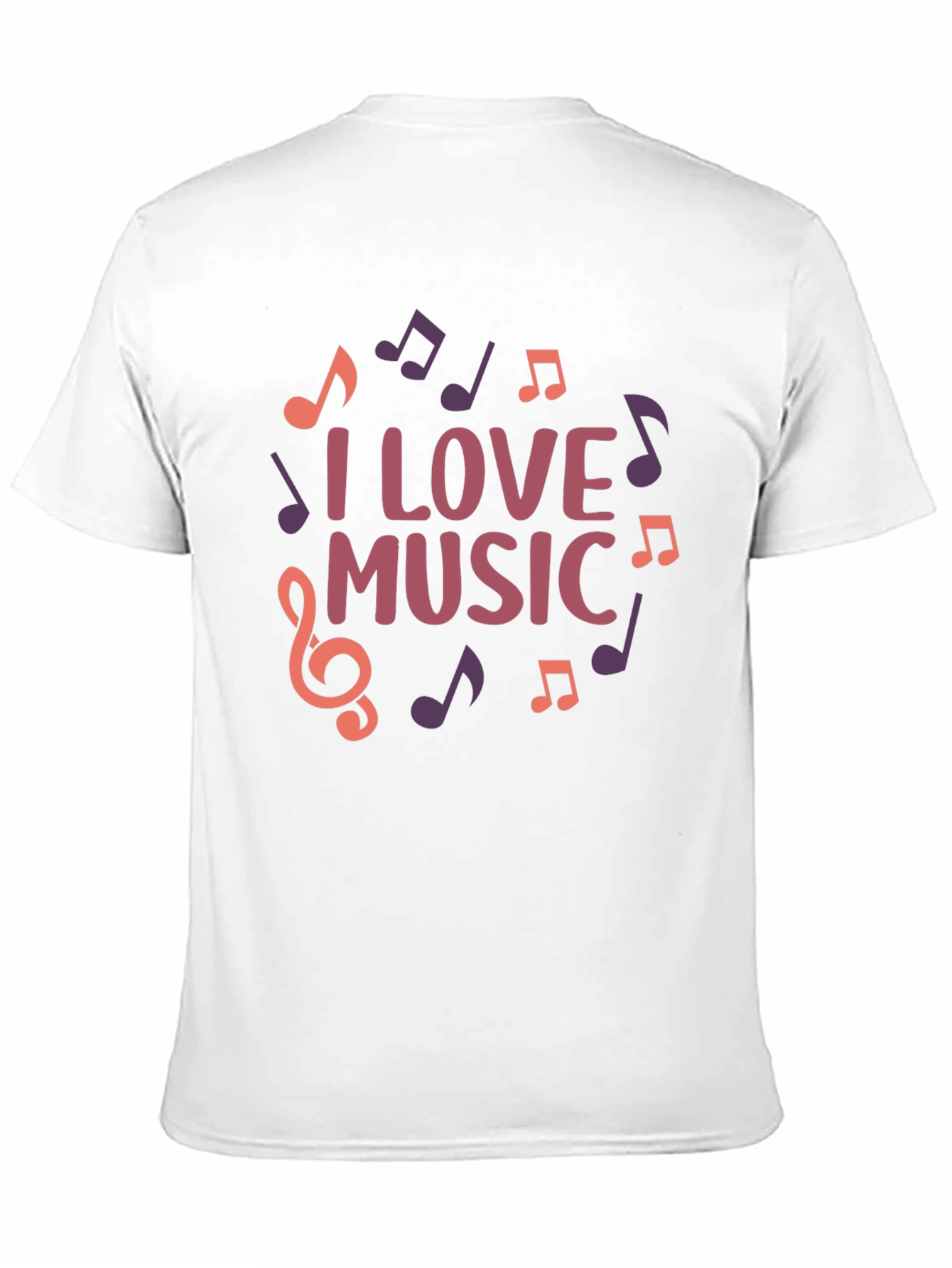 Black I Love Music Graphic Tee - Black T-Shirt view 11