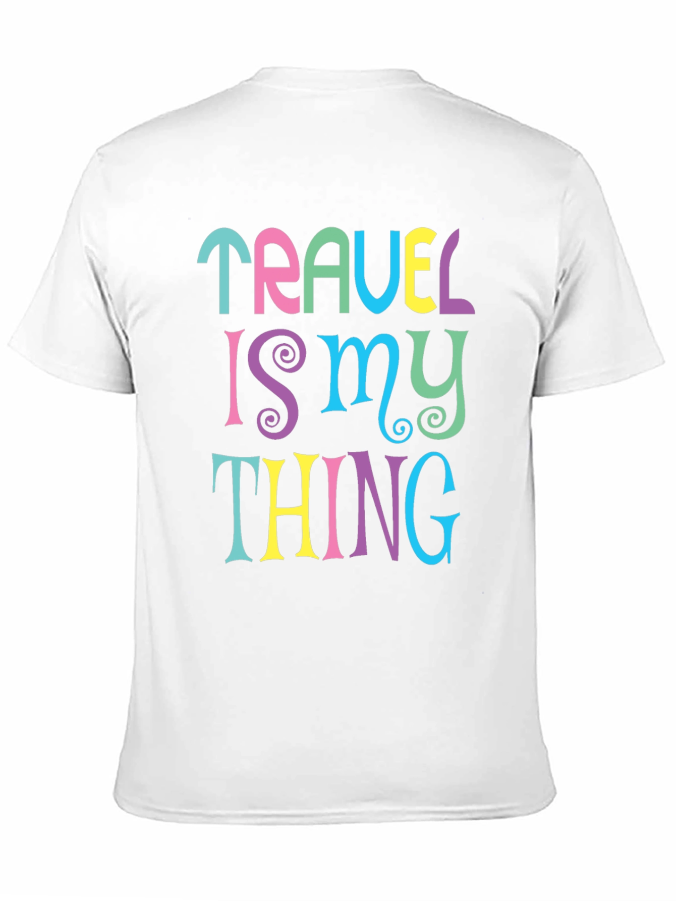 Black Travel is My Thing Graphic T-Shirt view 11