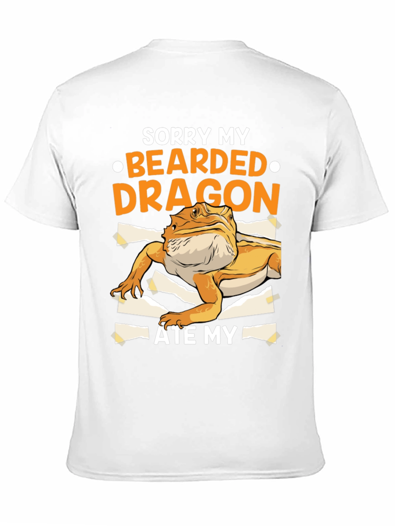 Black Bearded Dragon Ate My Homework T-Shirt Funny Lizard Lover Tee view 11