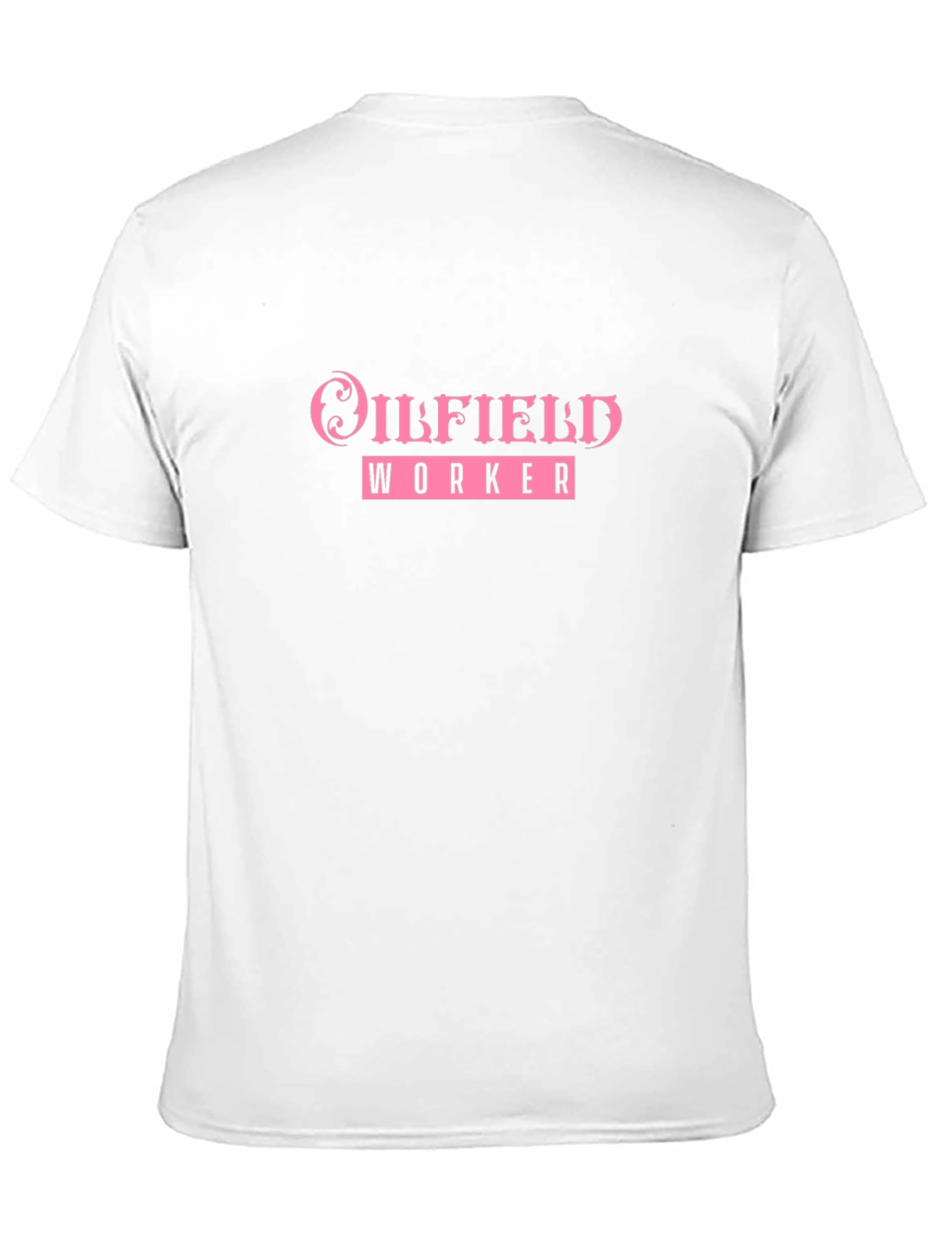 Black Oilfield Worker Graphic Tee - Black Cotton Blend view 11