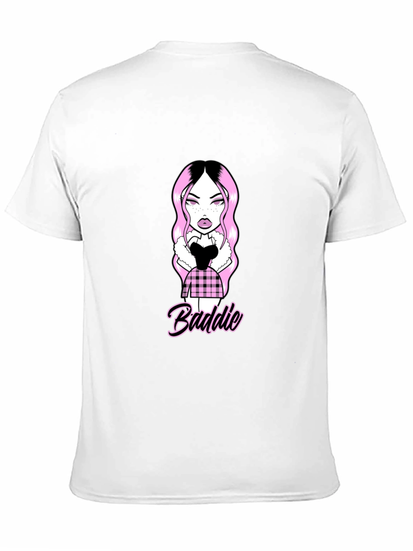 Black Baddie Girl Graphic Tee view 11