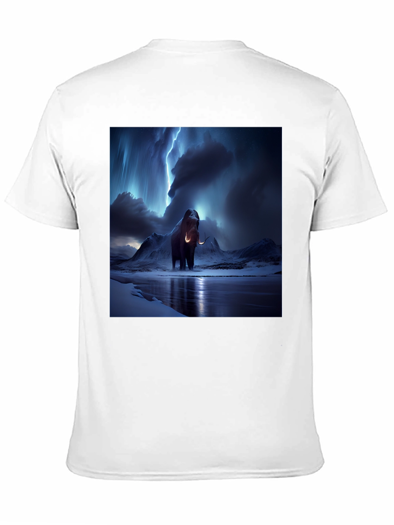 Black Mammoth Lightning Black T-Shirt view 11