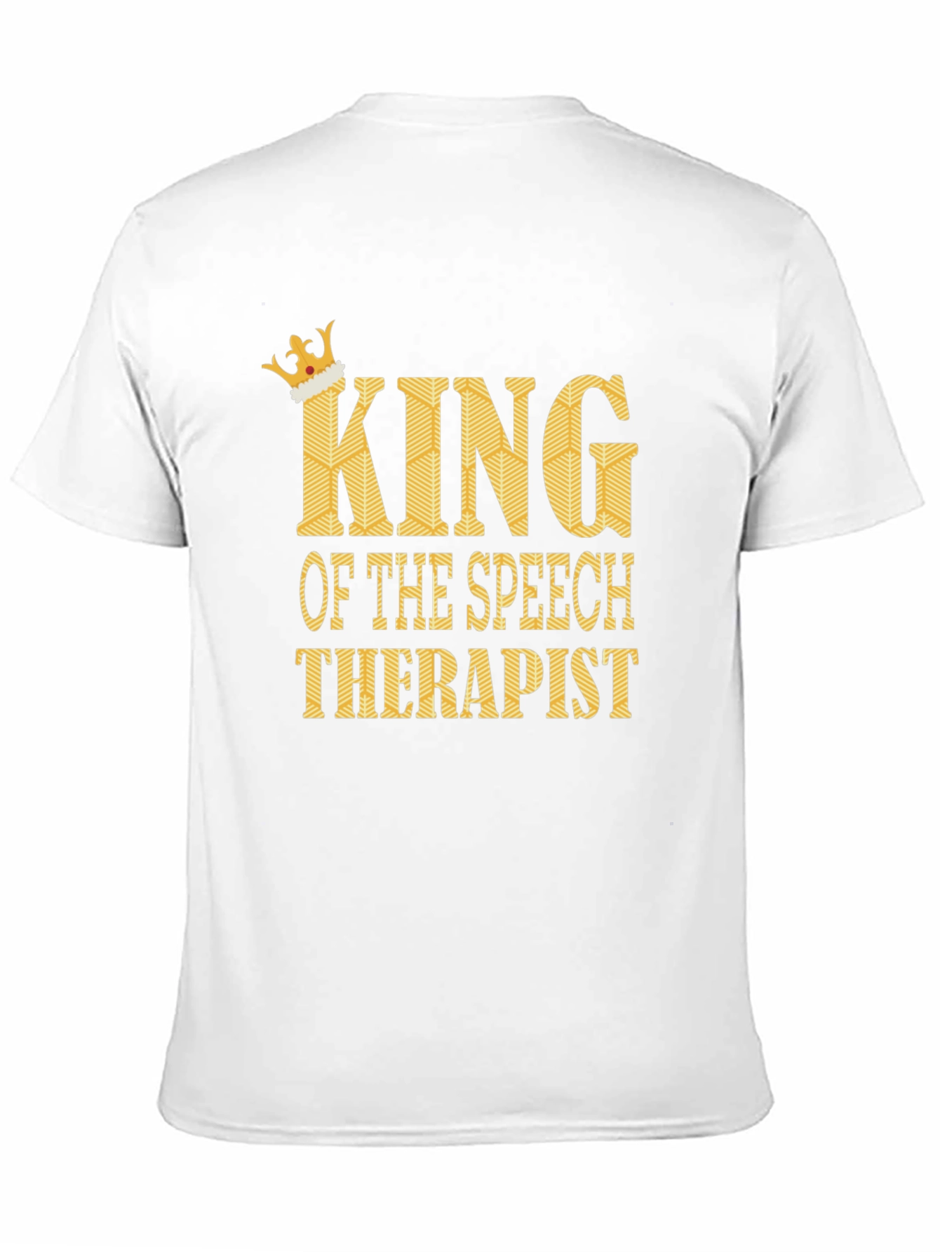Black King of the Speech Therapist T-Shirt view 11