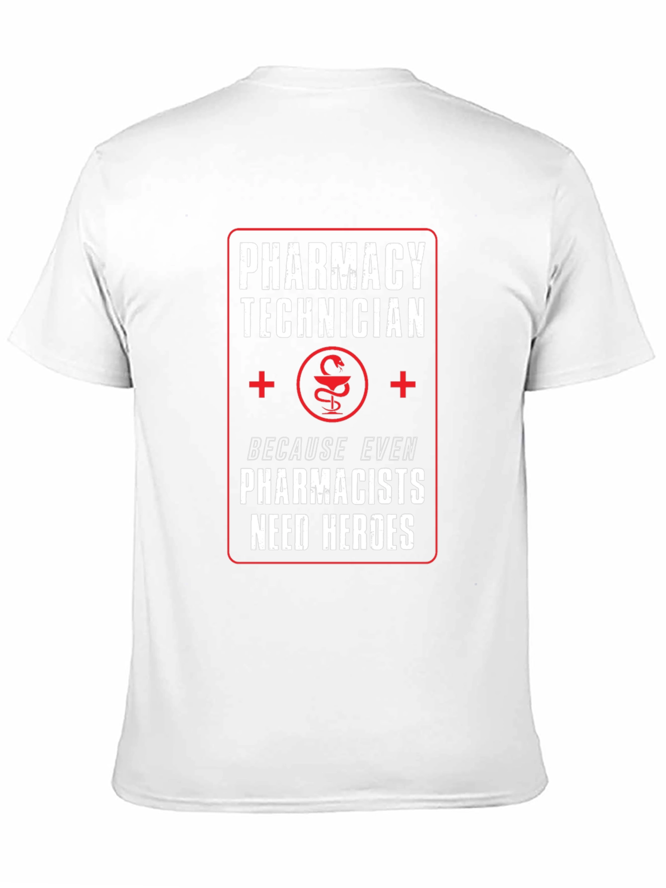 Black Pharmacy Technician Hero T-Shirt view 11