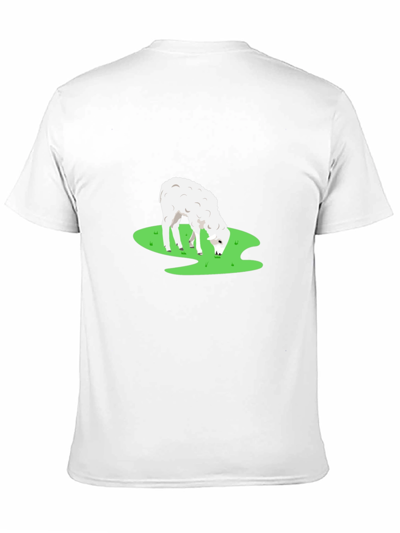 Black Black T-Shirt with Sheep Graphic view 11