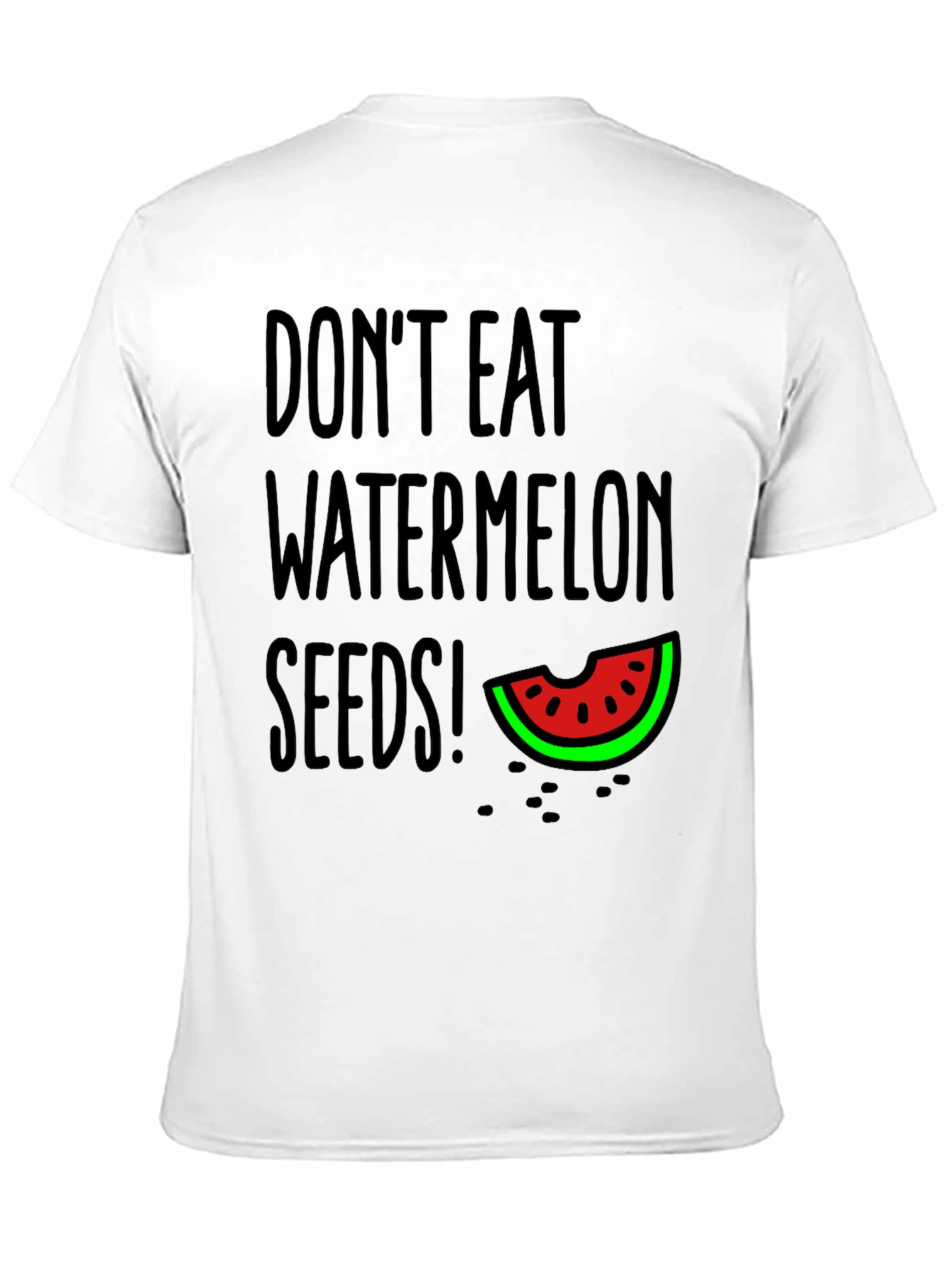 Black Don't Eat Watermelon Seeds T-Shirt view 11