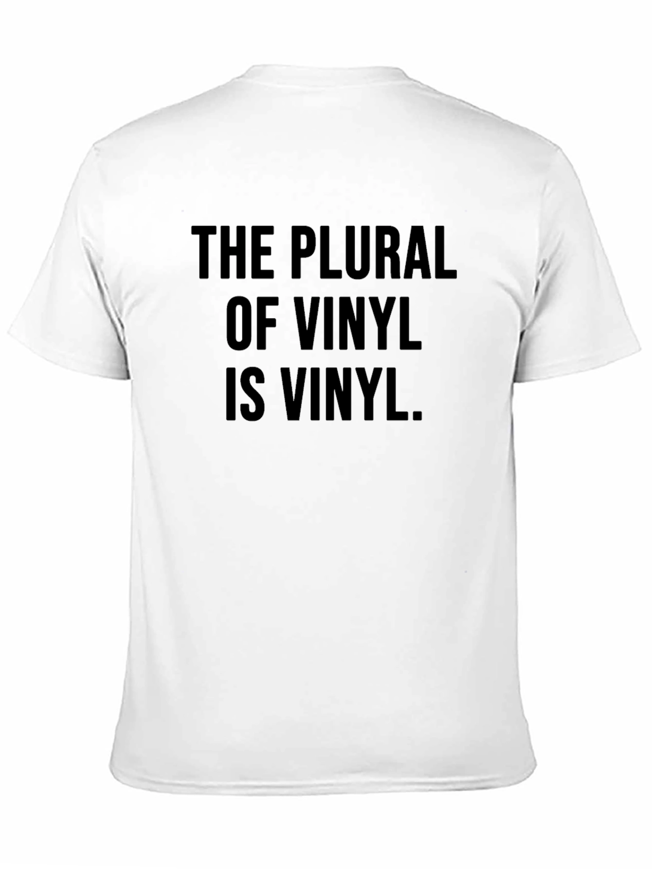 Black Vinyl Plural T-Shirt - Music Lover Tee view 11