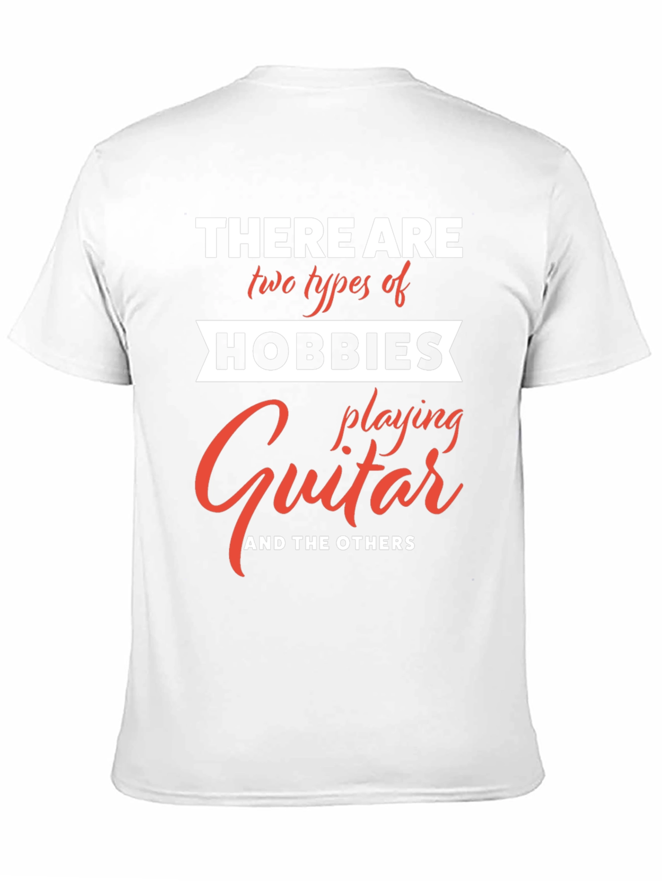 Black Guitar Hobby T-Shirt view 11