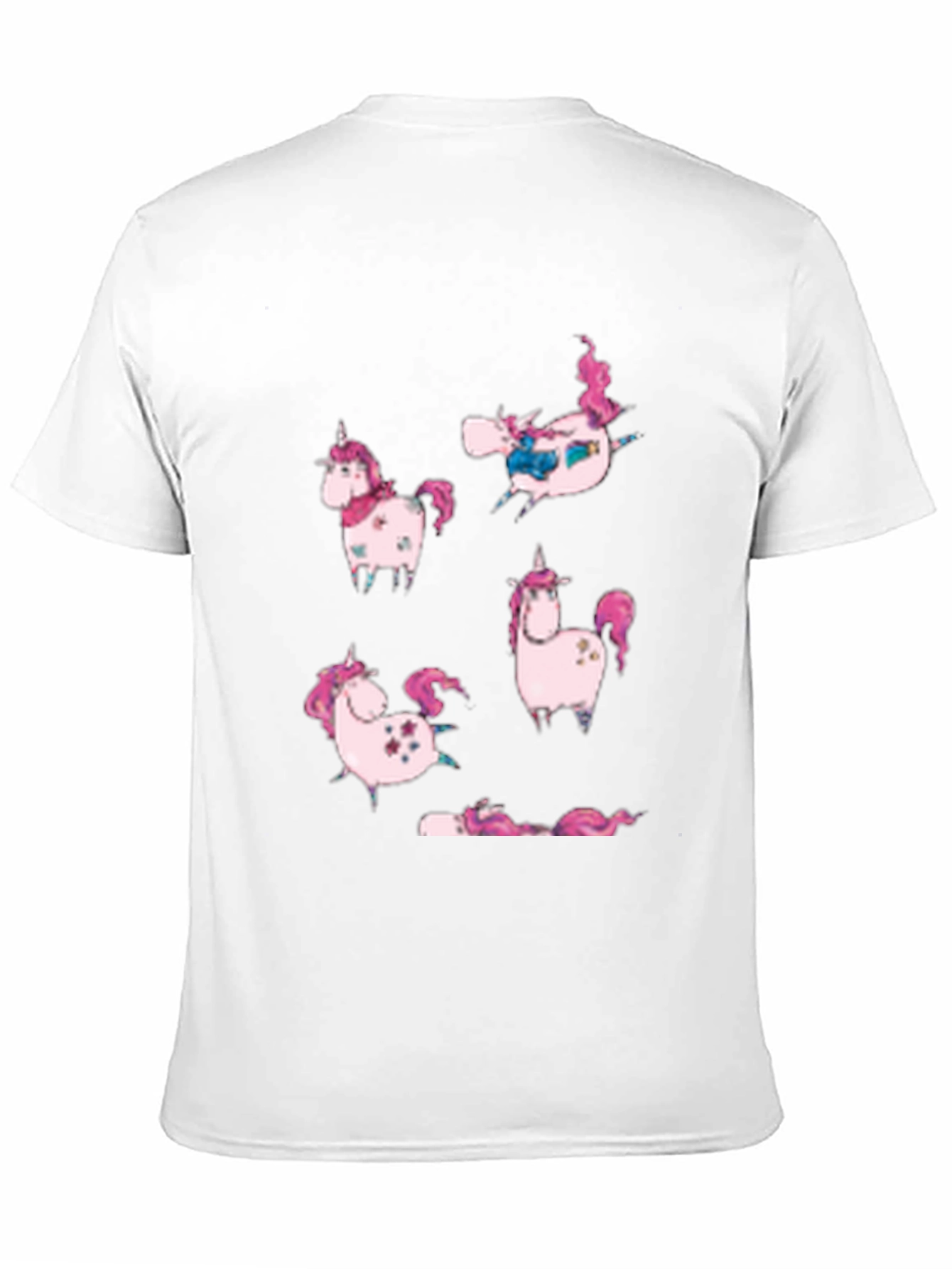 Black Unicorn Graphic Tee - Black Cotton Blend view 11