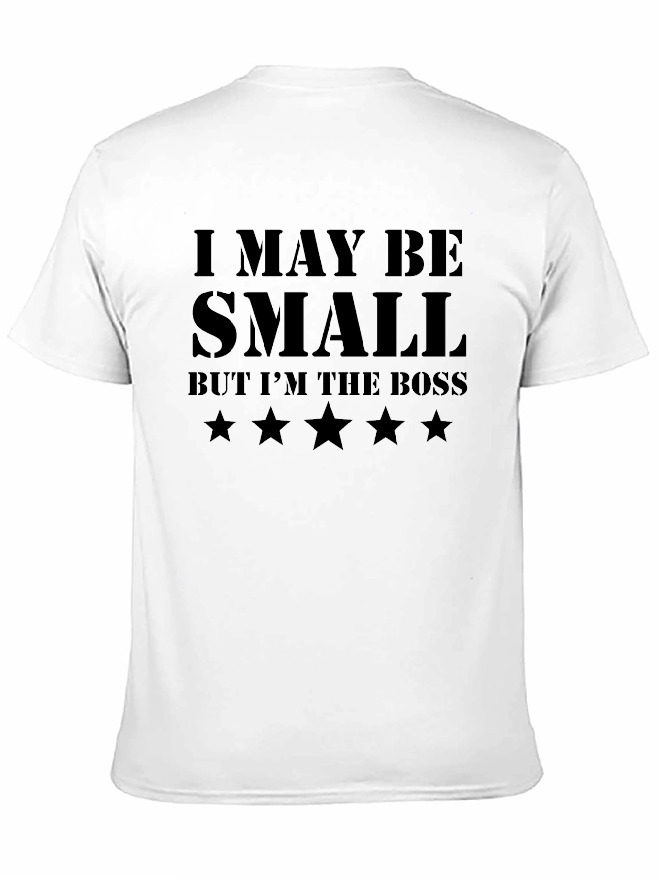 Black Funny 'I May Be Small' Graphic Novelty T-Shirt view 11