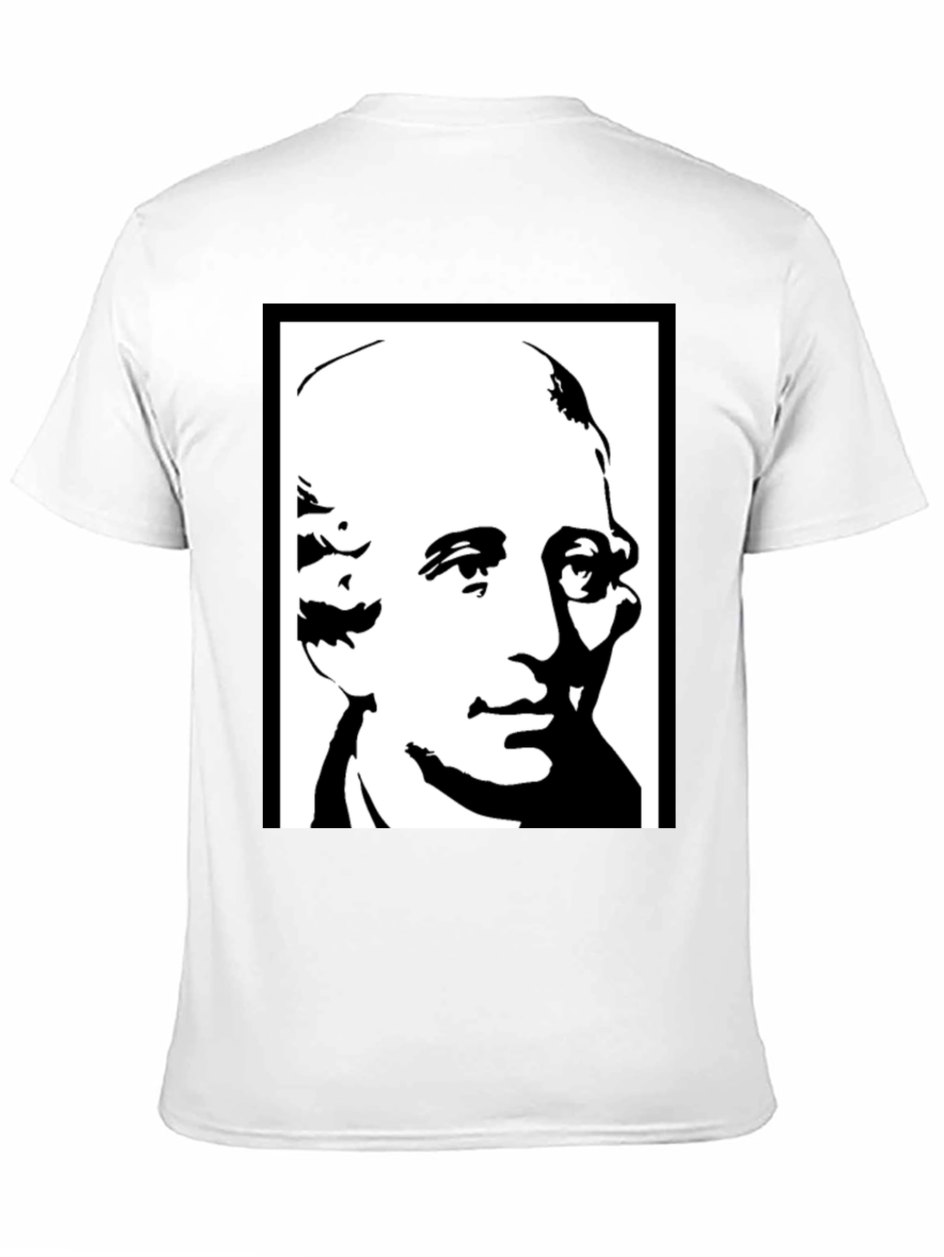 Black Historical Portrait Graphic Tee - Black view 11