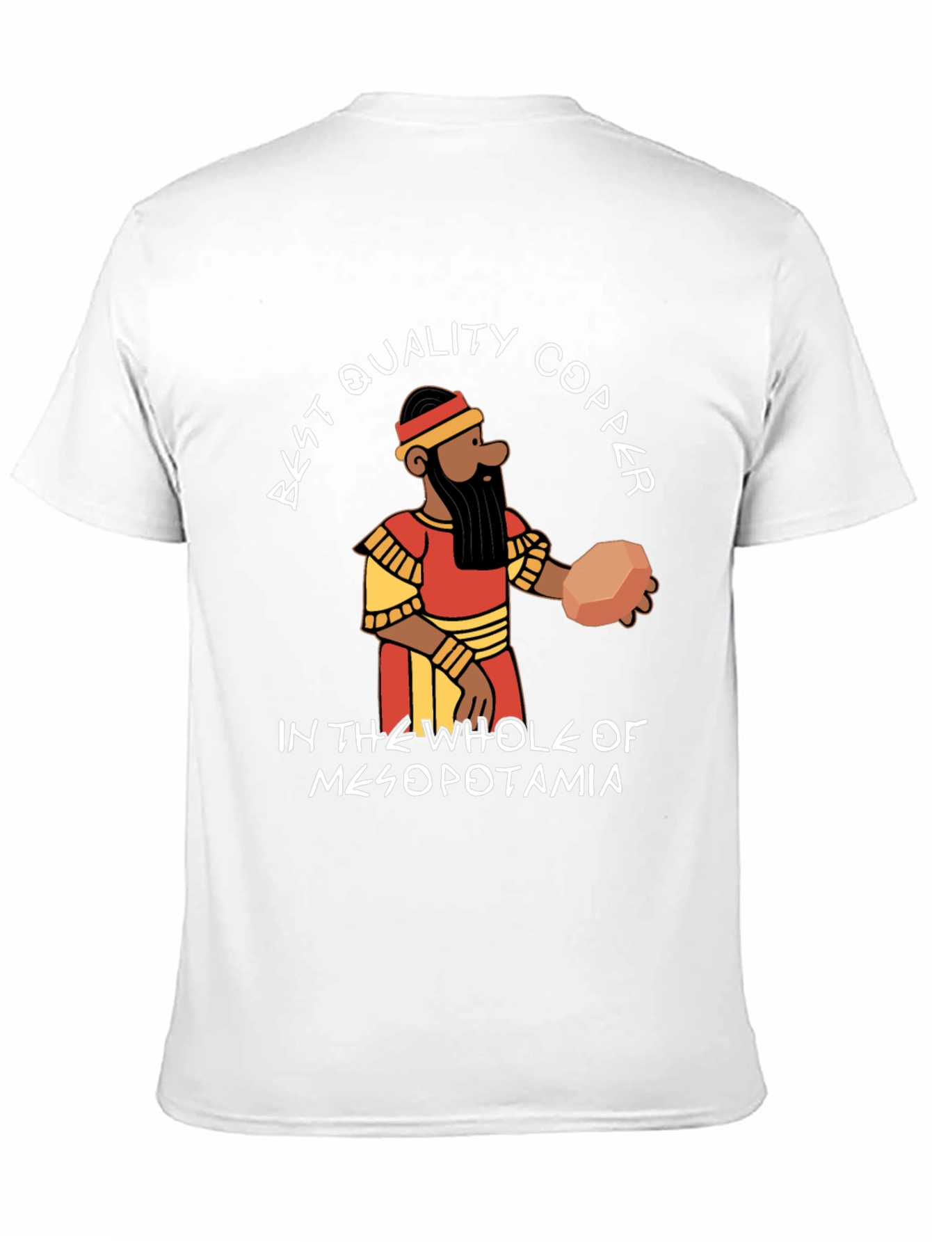 Black Best Quality Copper Mesopotamia T-Shirt view 11