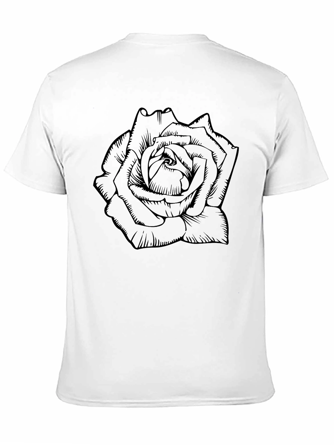 Black Black Rose Graphic Tee - Stylish Men's T-Shirt view 11